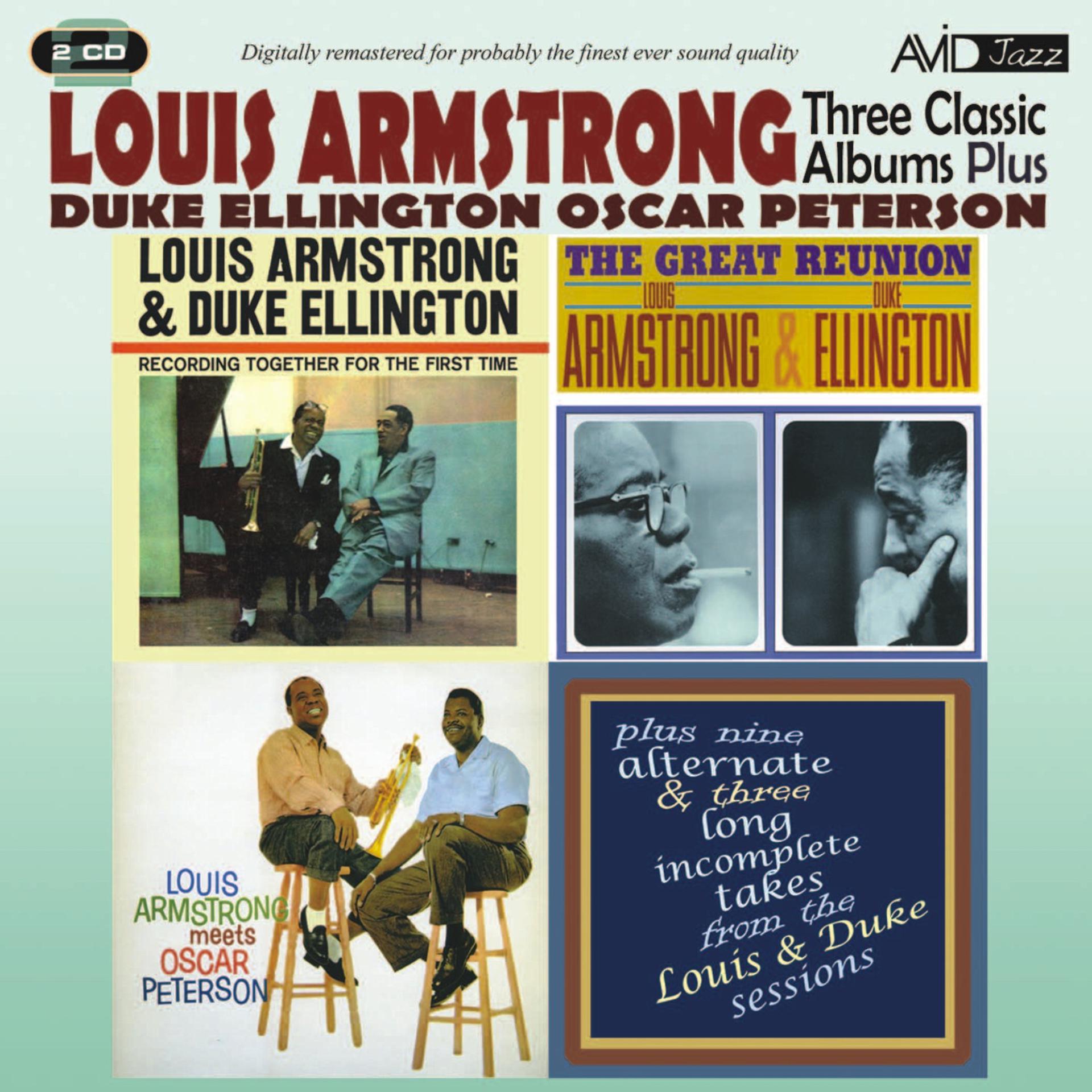 Постер альбома Three Classic Albums Plus (Recording Together for the First Time / The Great Reunion / Louis Armstrong Meets Oscar Peterson) [Remastered]