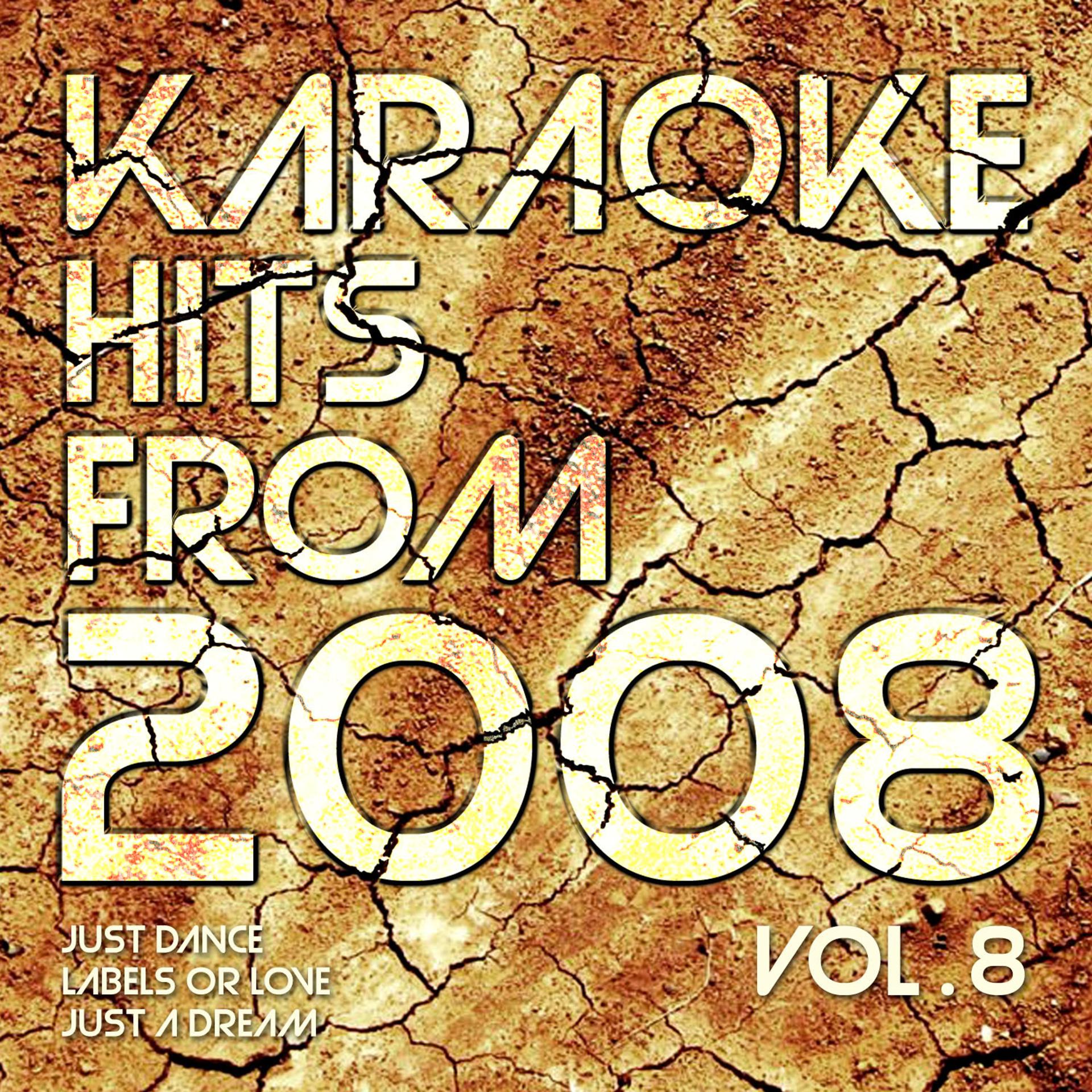 Постер альбома Karaoke Hits from 2008, Vol. 8