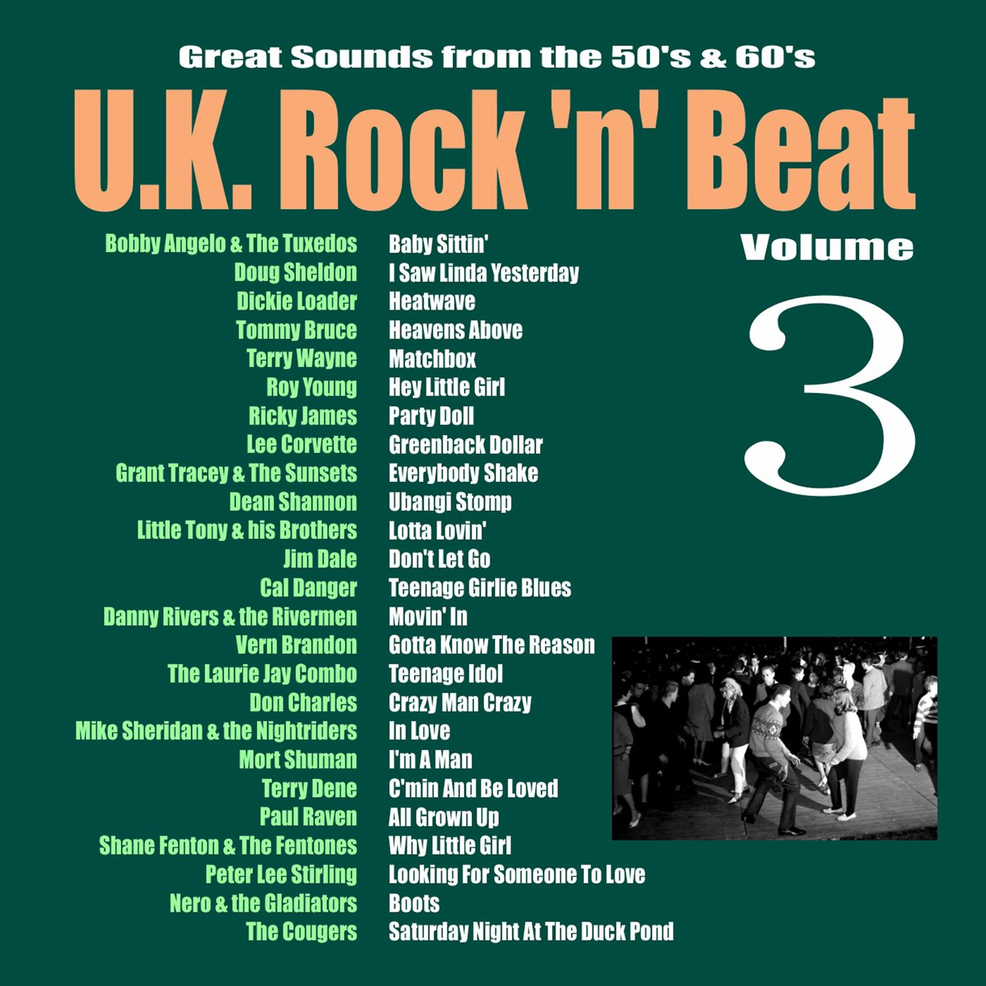 Постер альбома U.K. Rock 'N' Beat, Vol. 3