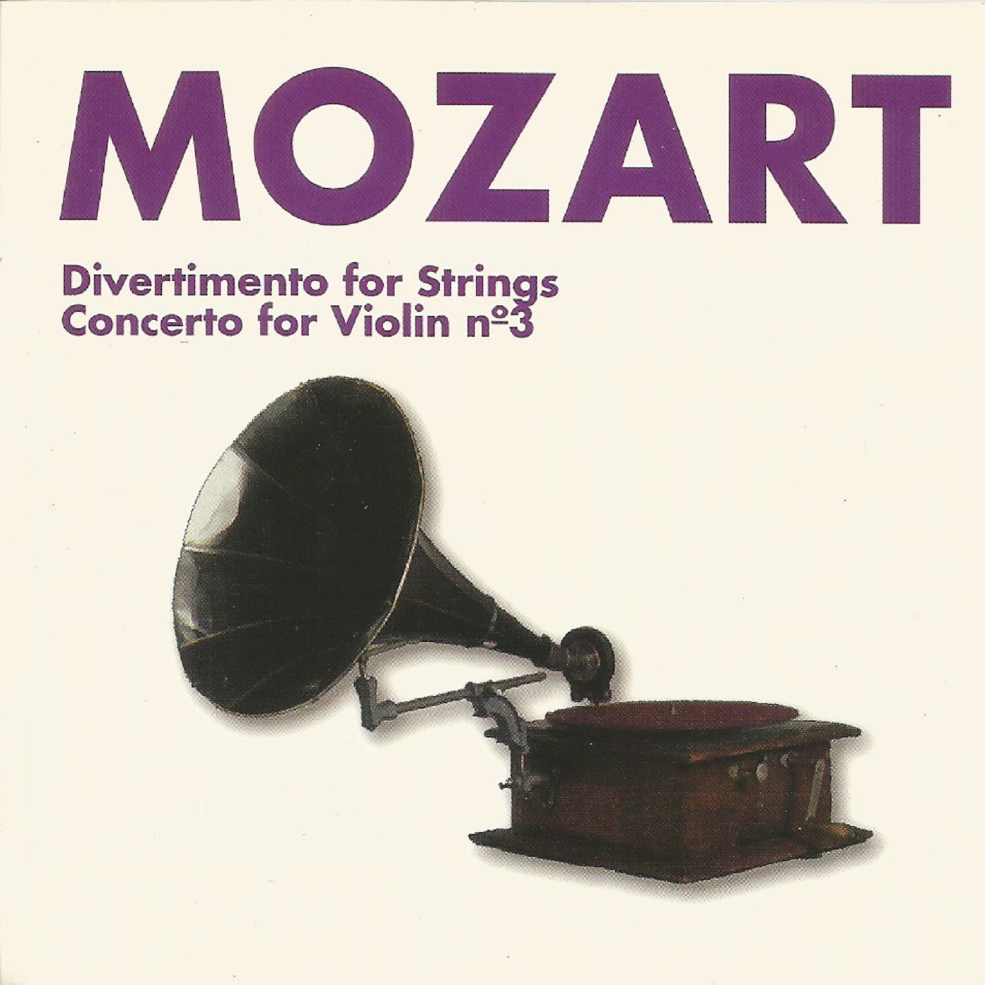 Постер альбома Mozart - Divertimento for Strings