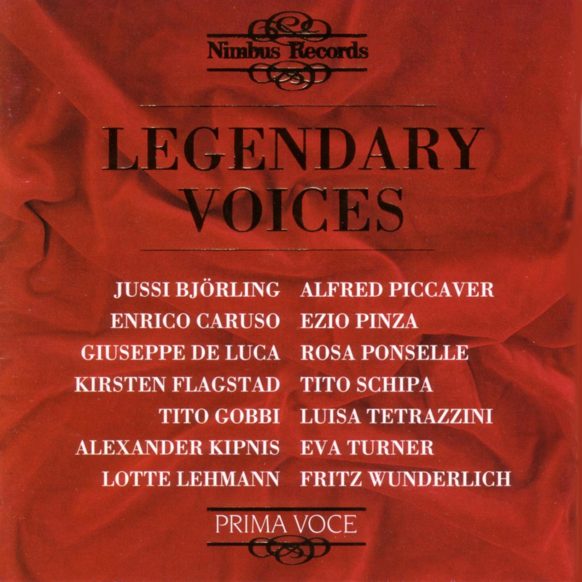 Постер альбома Prima Voce: Legendary Voices