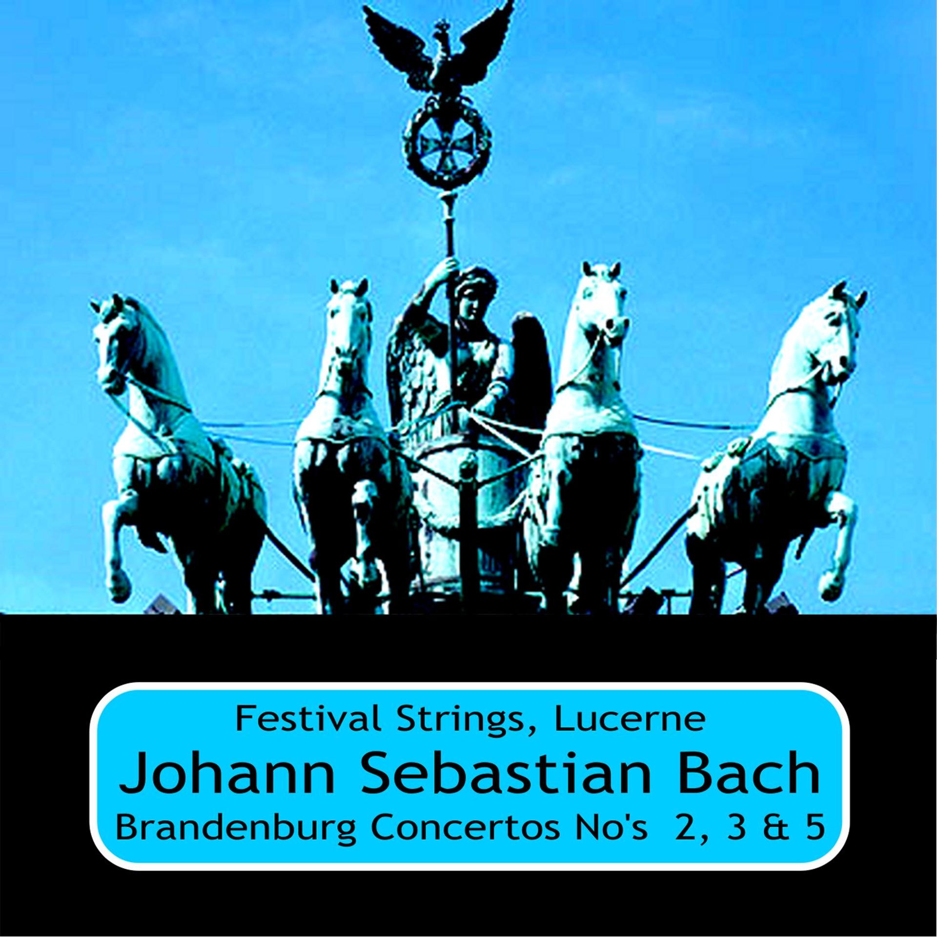 Постер альбома Bach: Brandenburg Concertos No.  2, No. 3 & No. 5