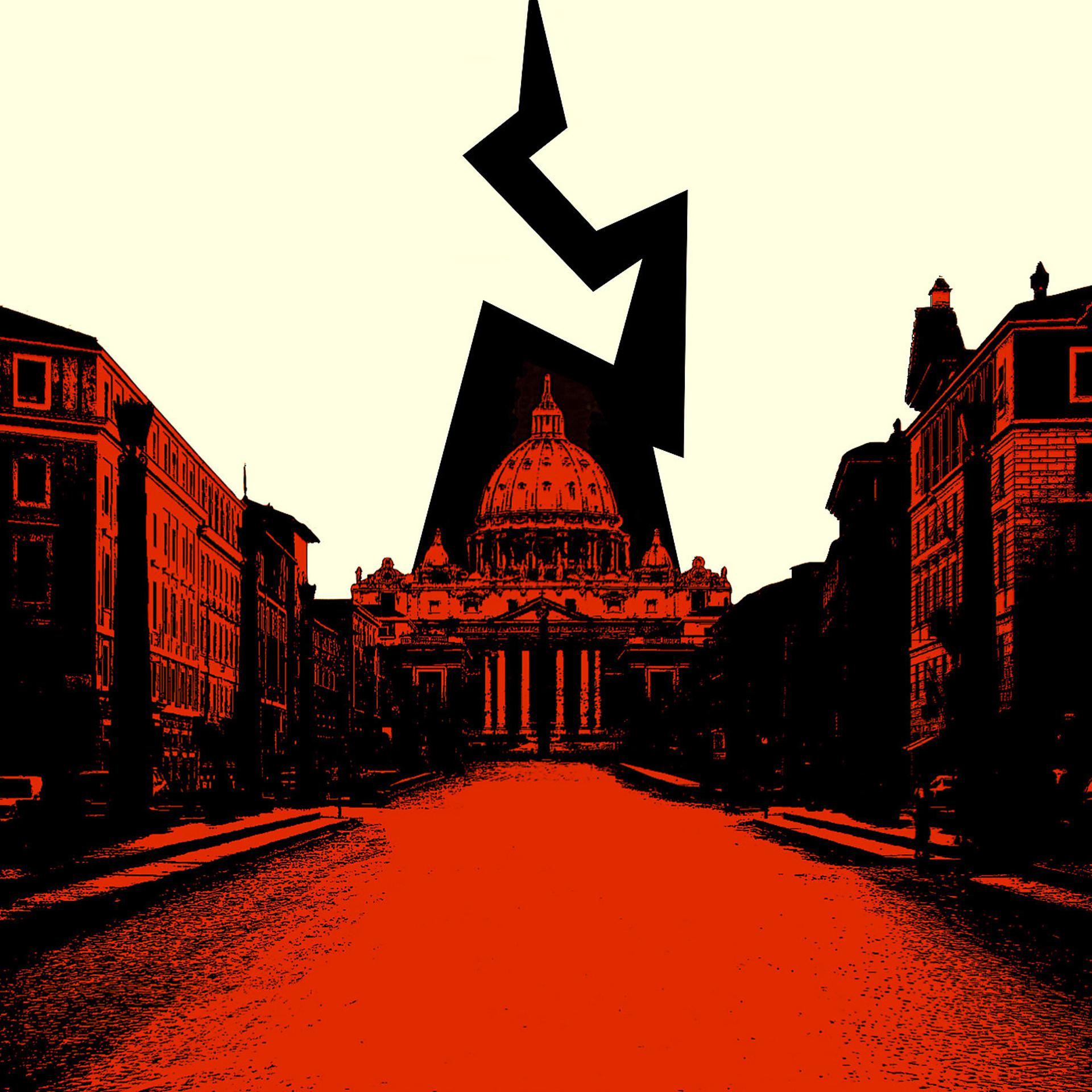 Постер альбома Lightning Strikes the Vatican