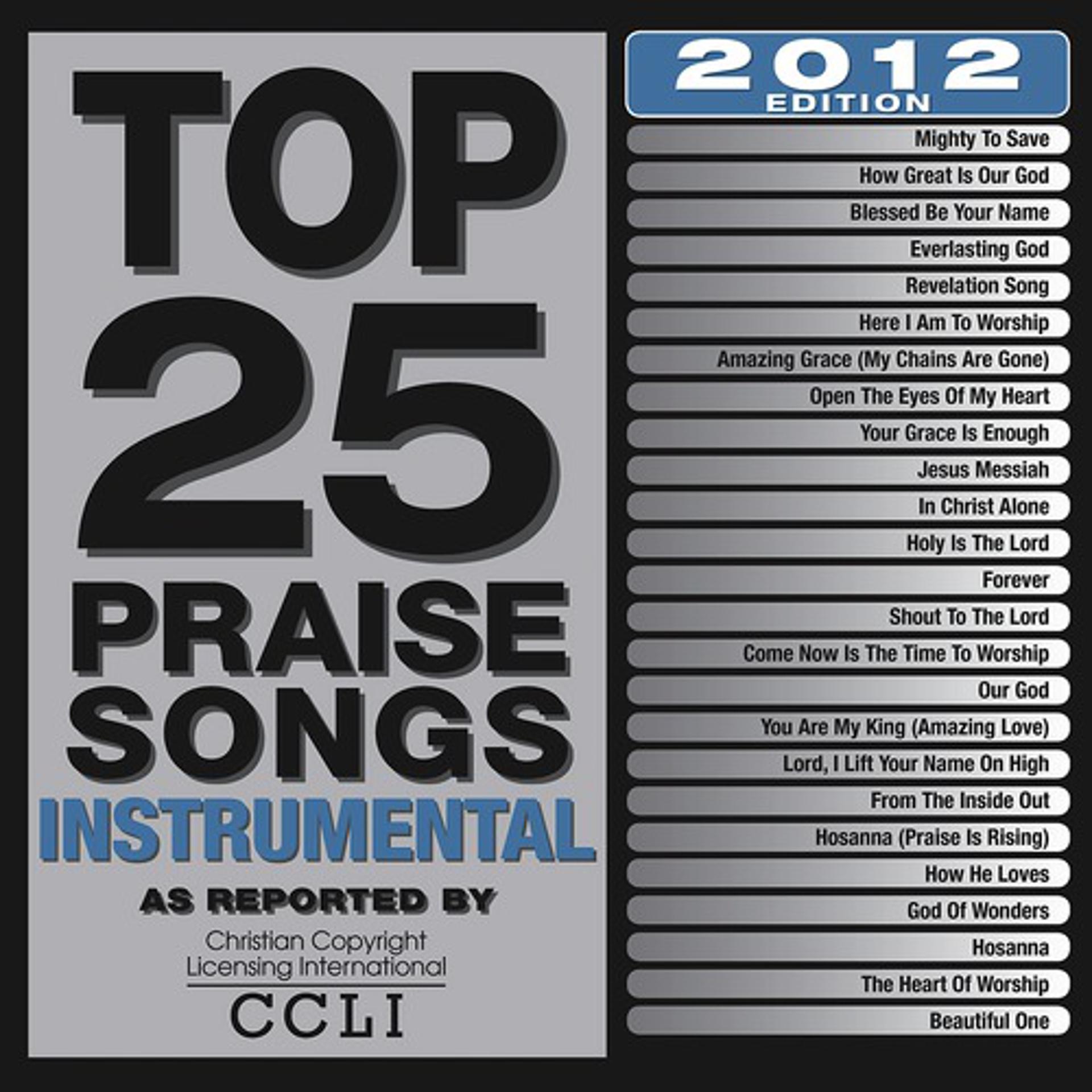 Постер альбома Top 25 Praise Songs Instrumental