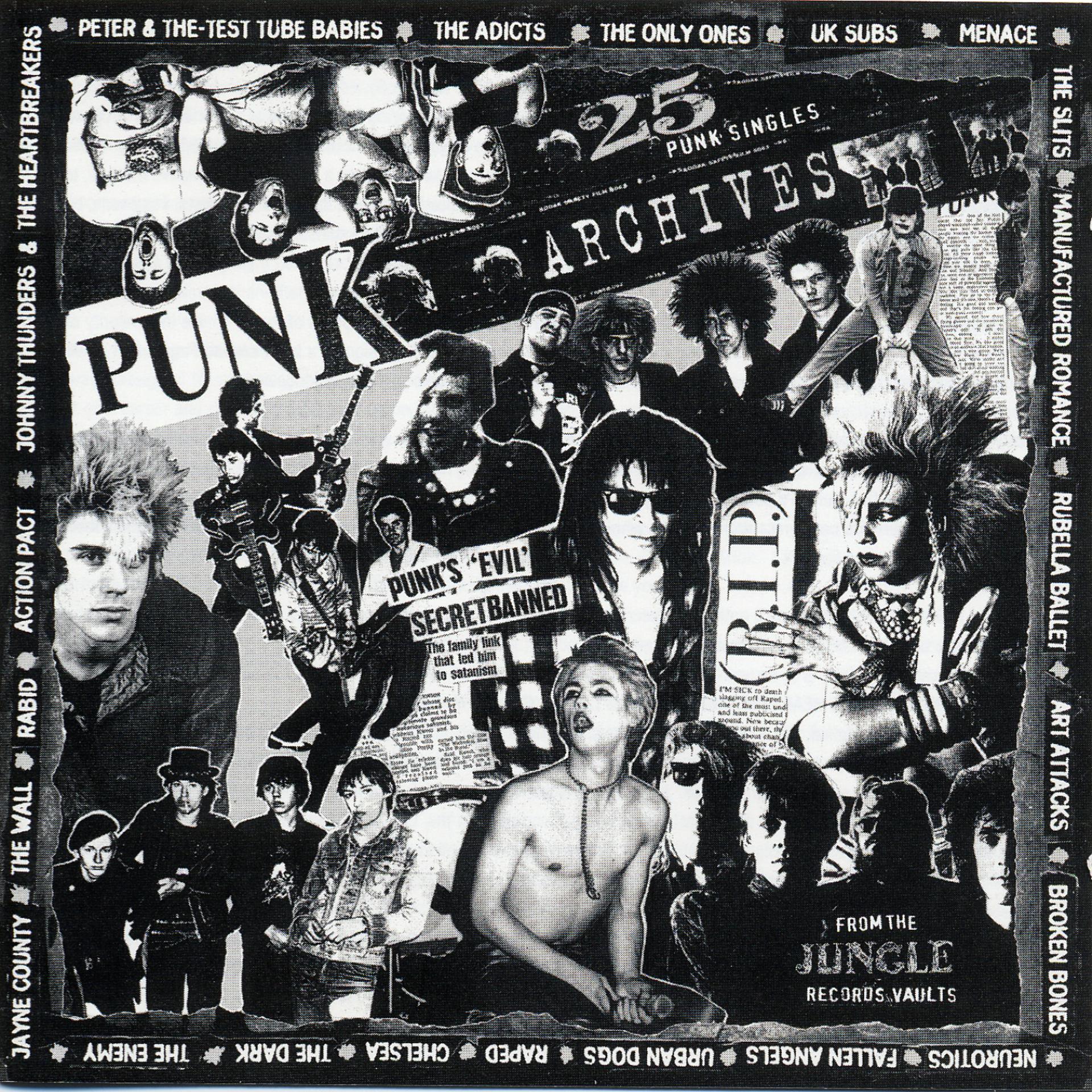 Постер альбома Punk Archives - 25 Punk Singles