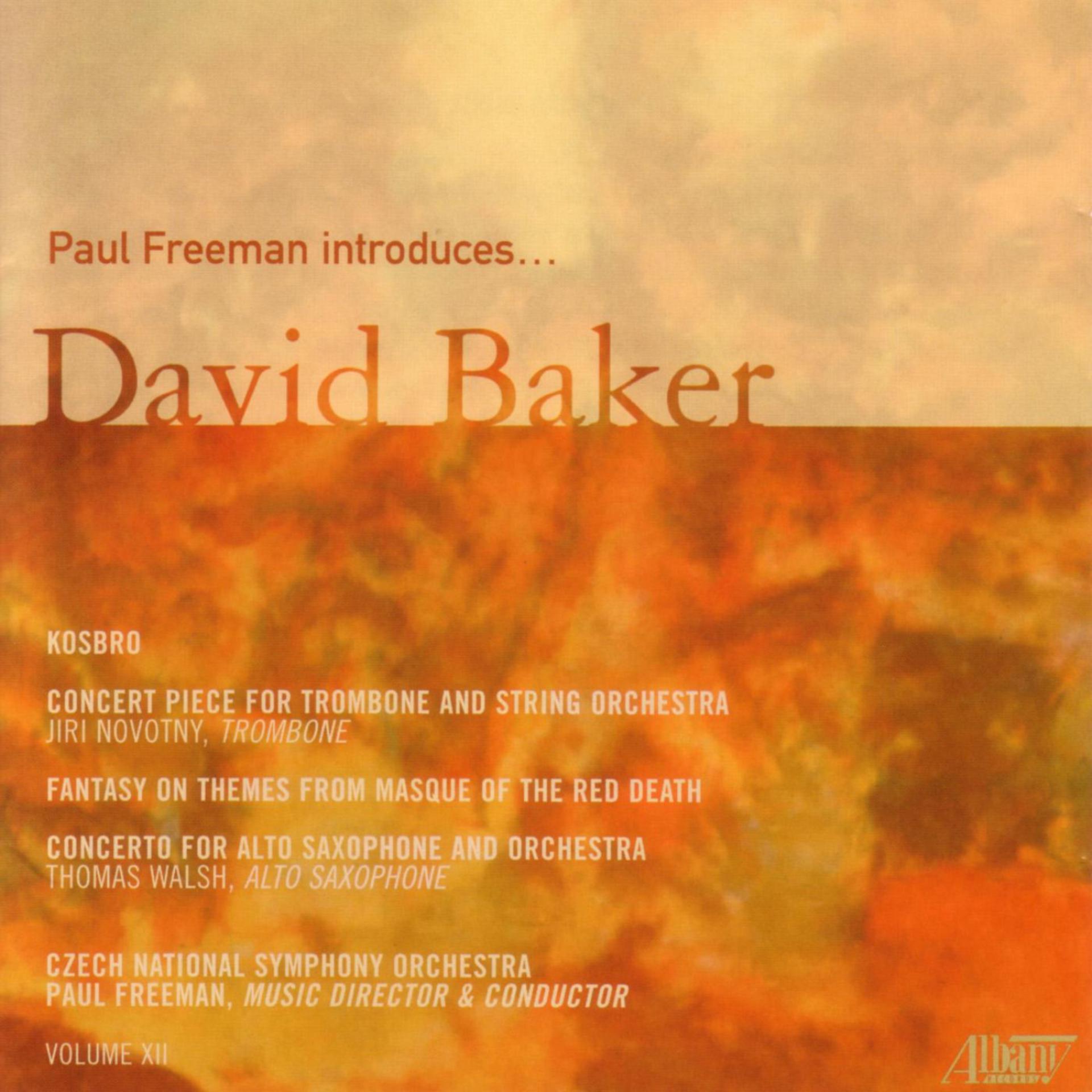 Постер альбома Paul Freeman Introduces David Baker