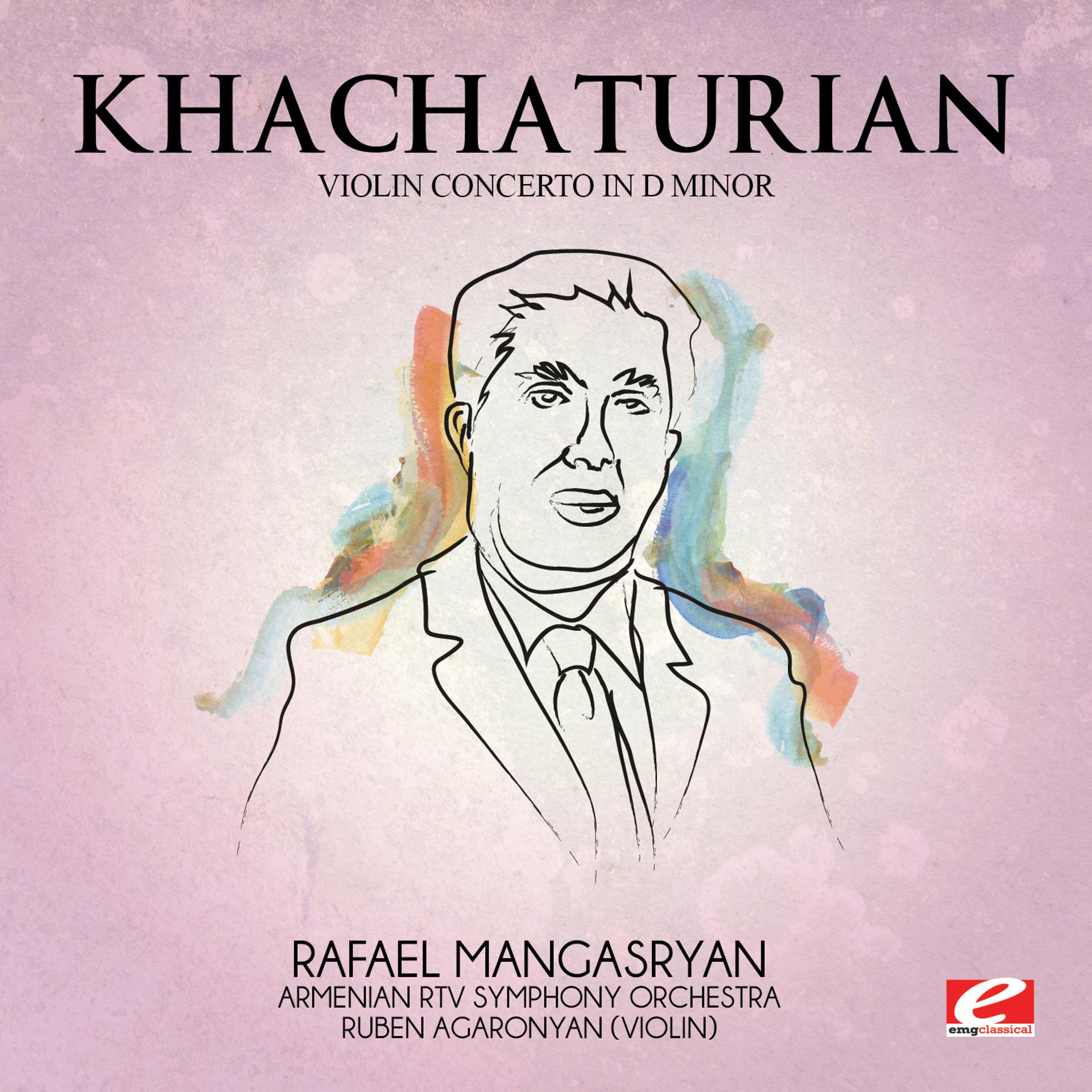 Постер альбома Khachaturian: Violin Concerto in D Minor (Digitally Remastered)