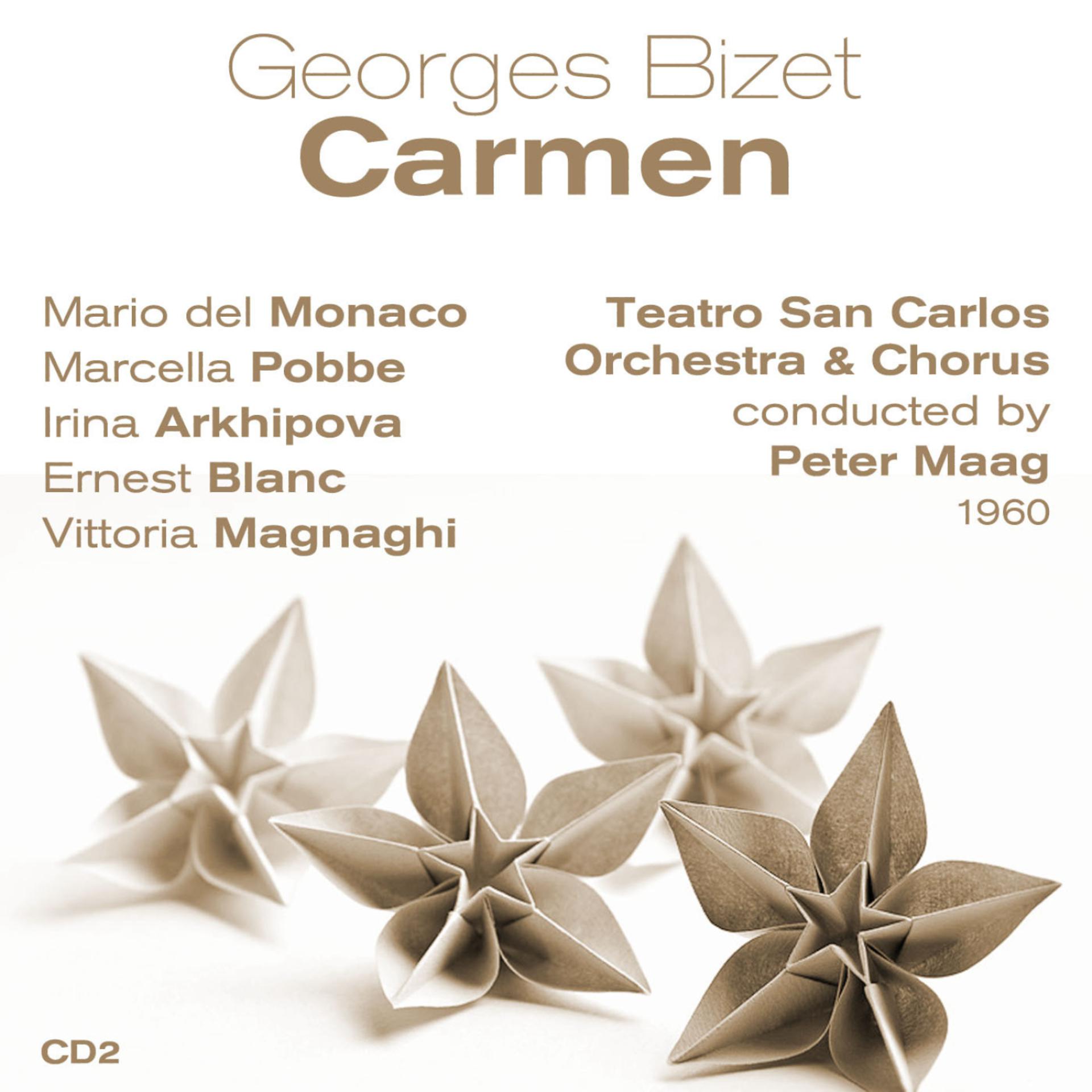 Постер альбома Georges Bizet : Carmen (1960), Volume 2