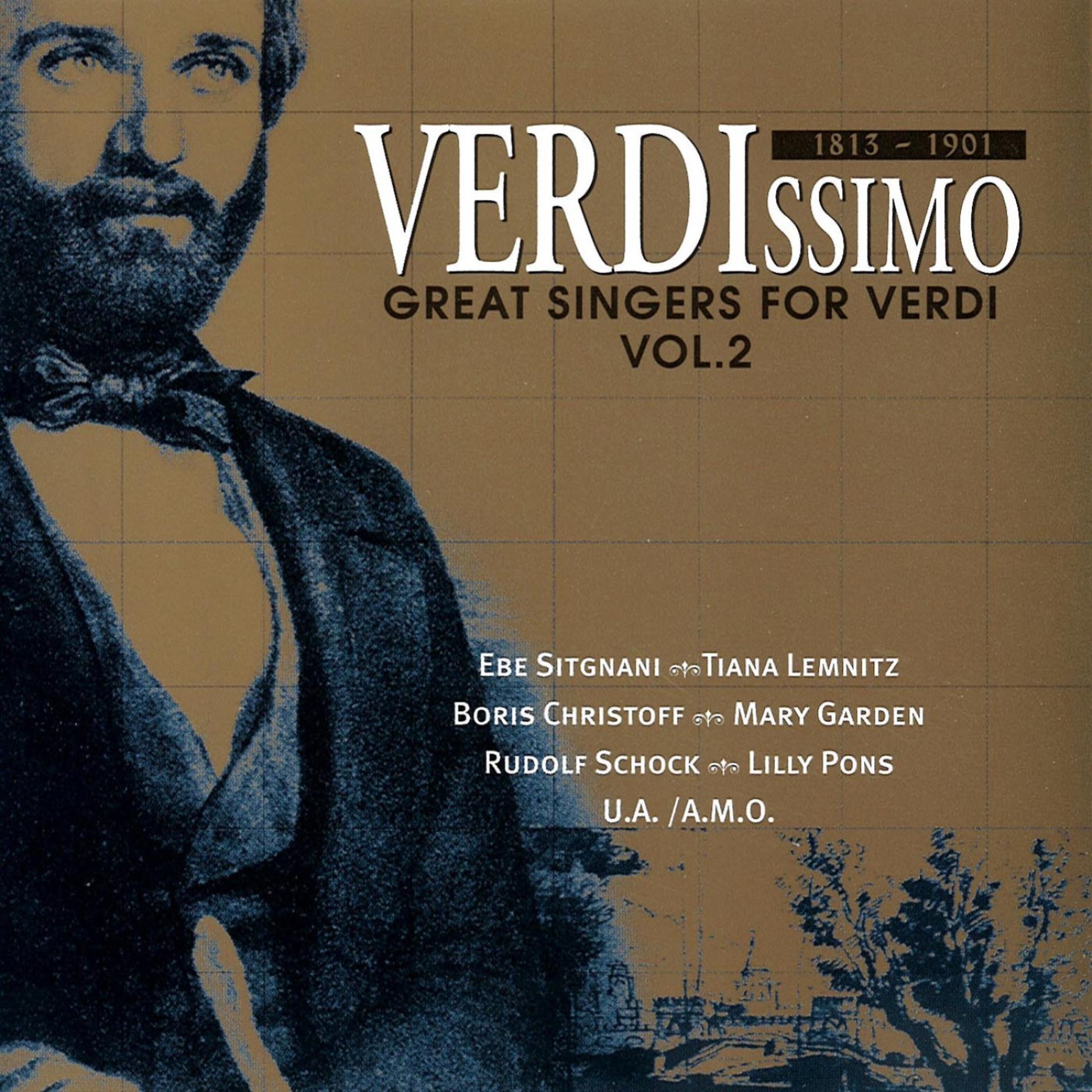 Постер альбома Great Singers for Verdi (Vol.2)