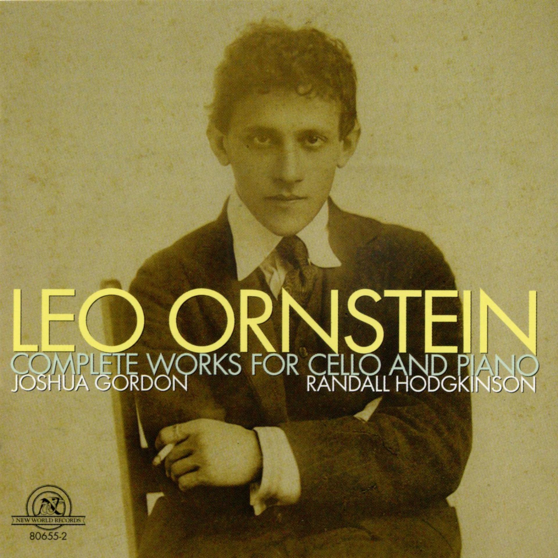 Постер альбома Leo Ornstein: Complete Works For Cello And Piano