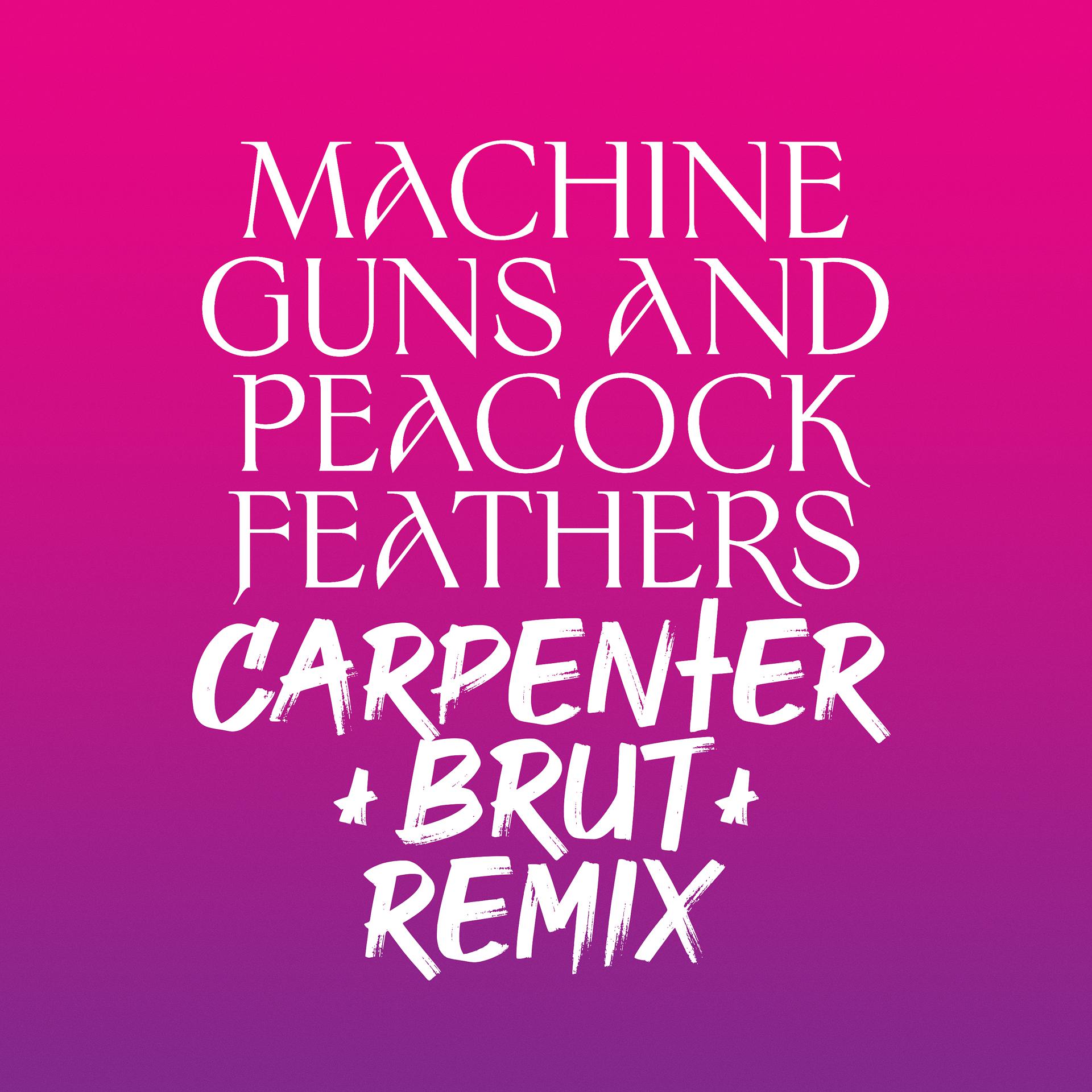 Постер альбома Machine Guns and Peacock Feathers (Carpenter Brut Remix)