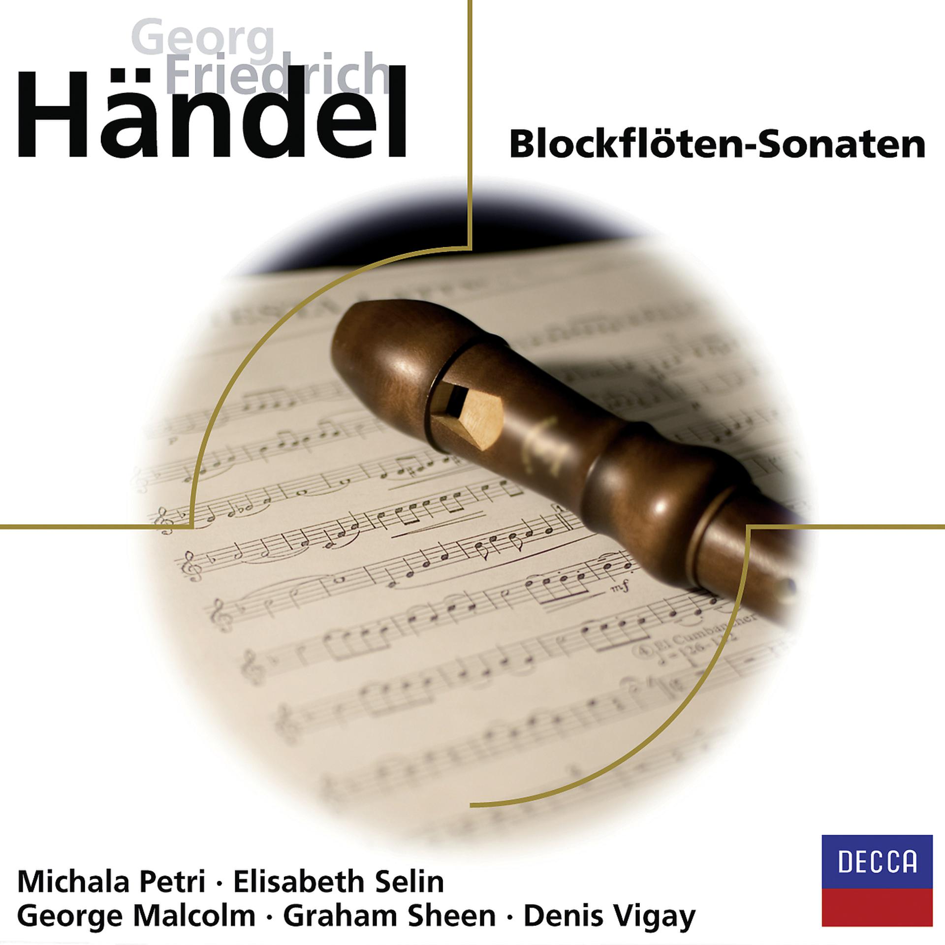 Постер альбома Händel: Blockflötensonaten