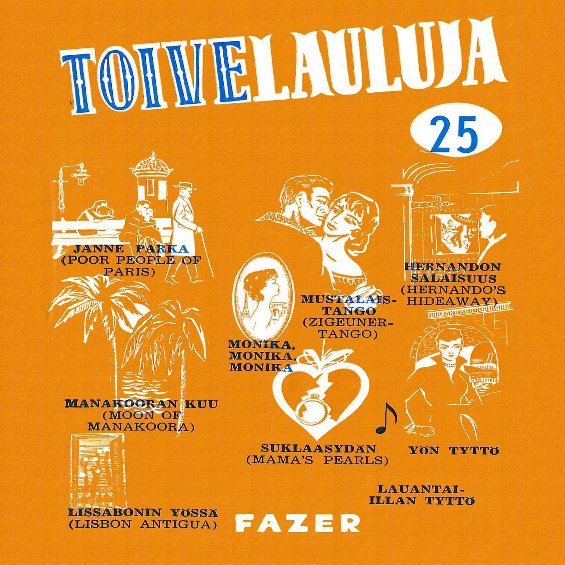 Постер альбома Toivelauluja 25 - 1956