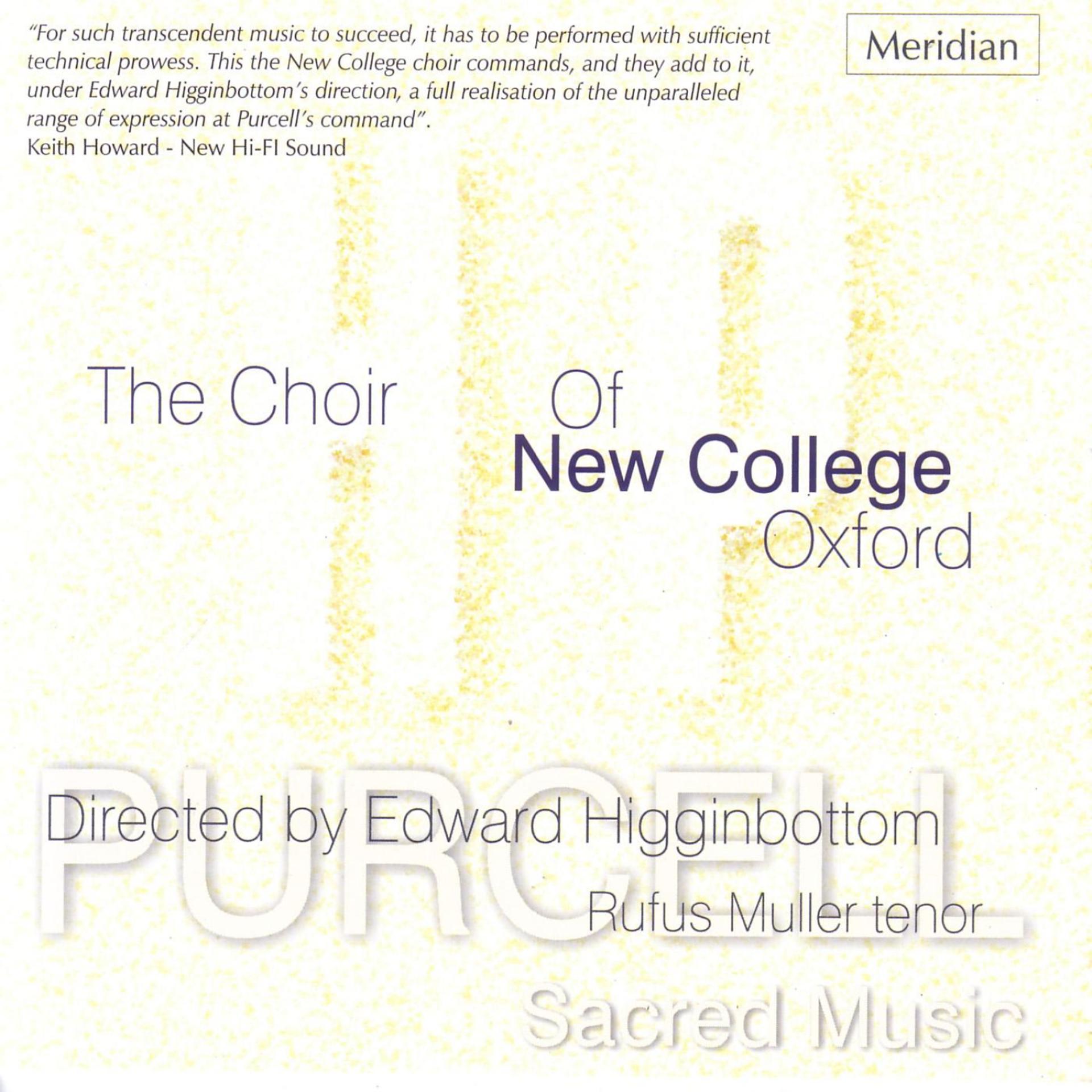 Постер альбома Purcell: Sacred Music
