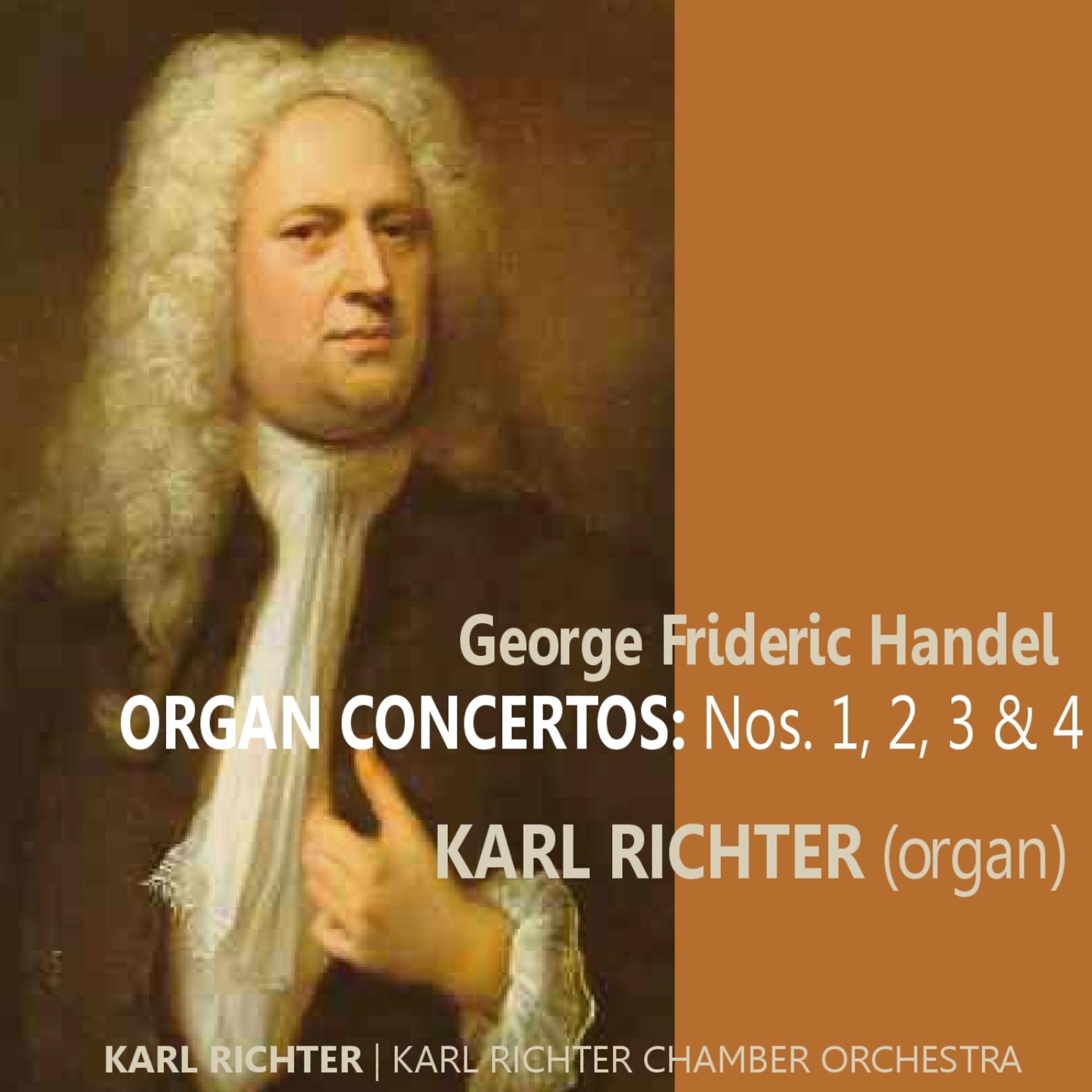 Постер альбома Handel: Organ Concertos No. 1, 2, 3 & 4
