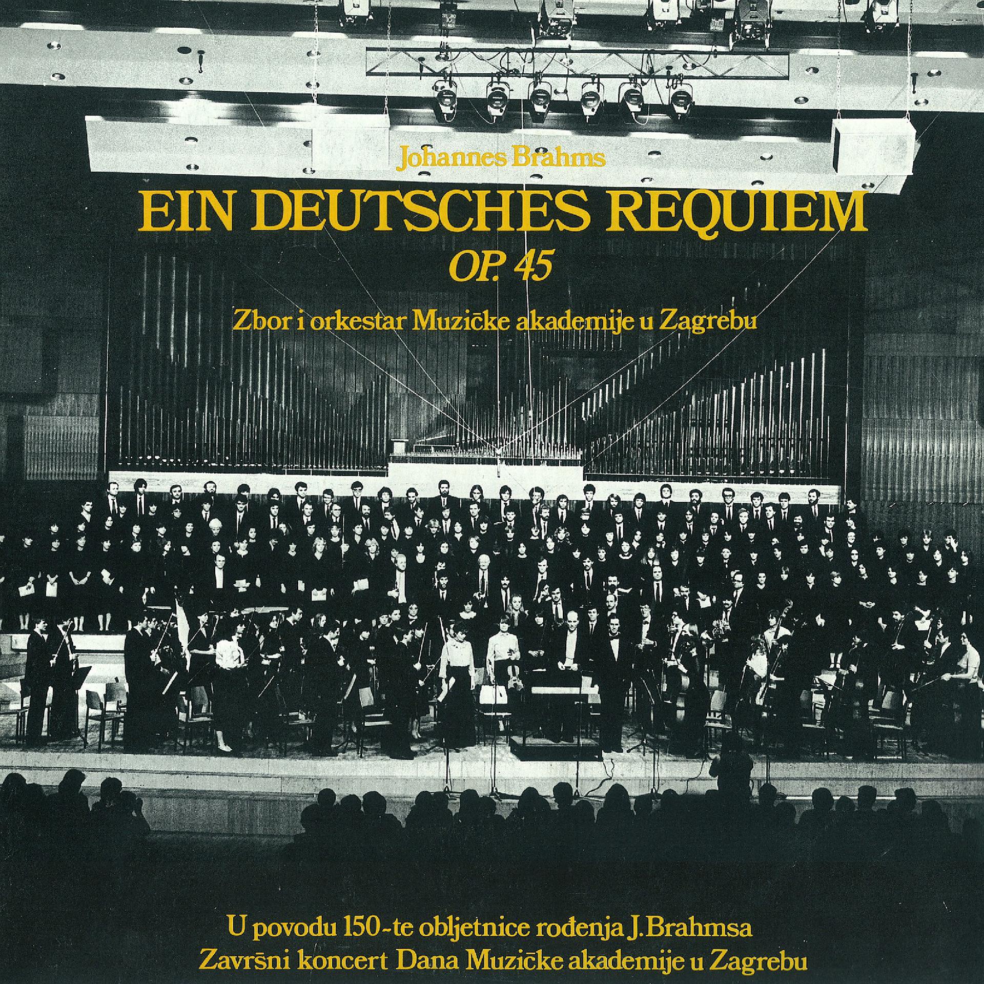 Постер альбома Ein Deutsches Requiem, Op. 45