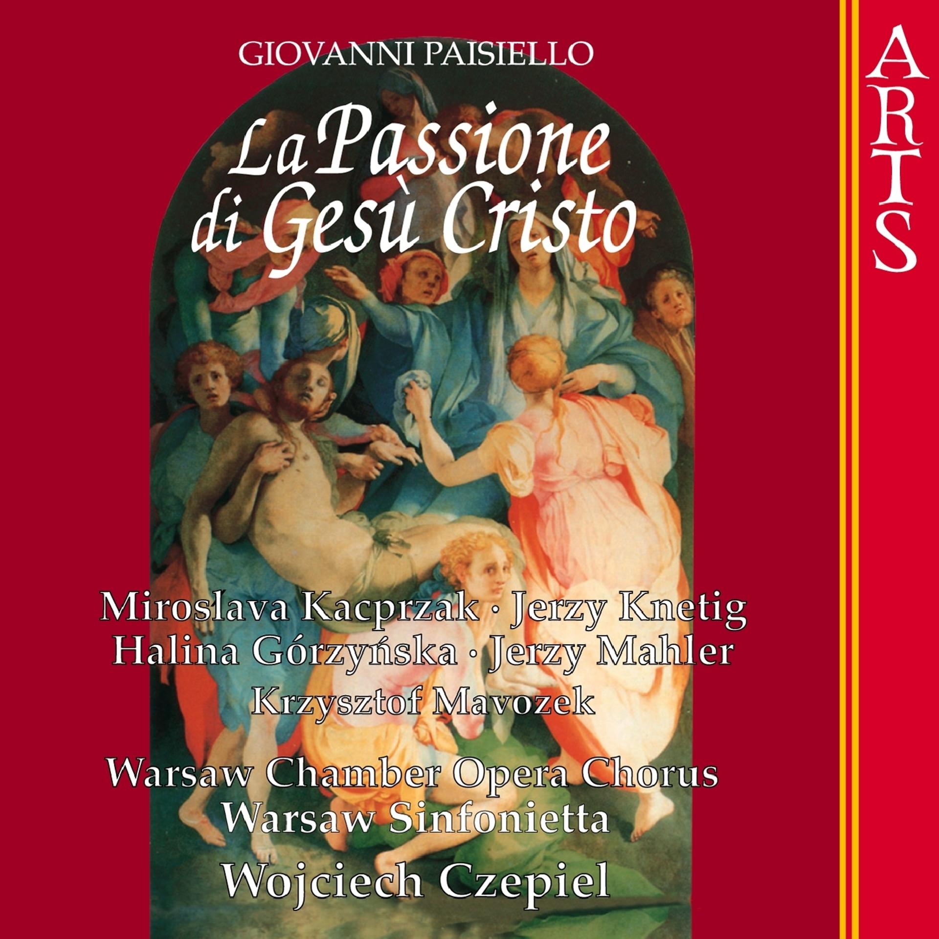 Постер альбома Paisiello: La Passione di Gesù Cristo
