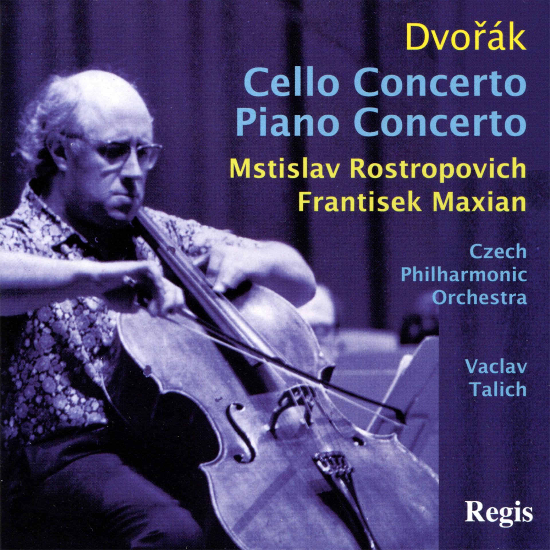 Постер альбома Dvořák: Cello Concerto  and Piano Concerto