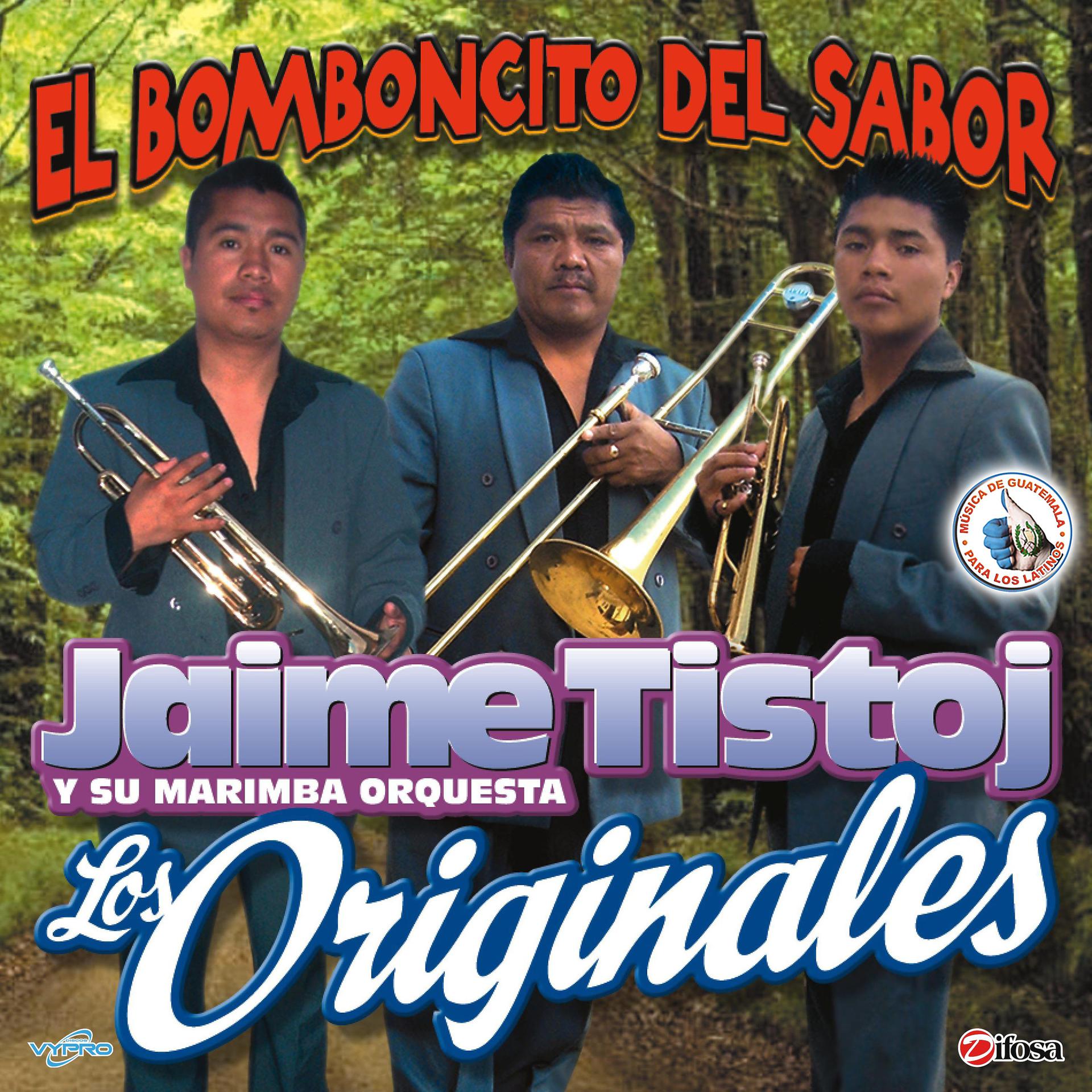 Постер альбома El Bomboncito del Sabor. Música de Guatemala para los Latinos