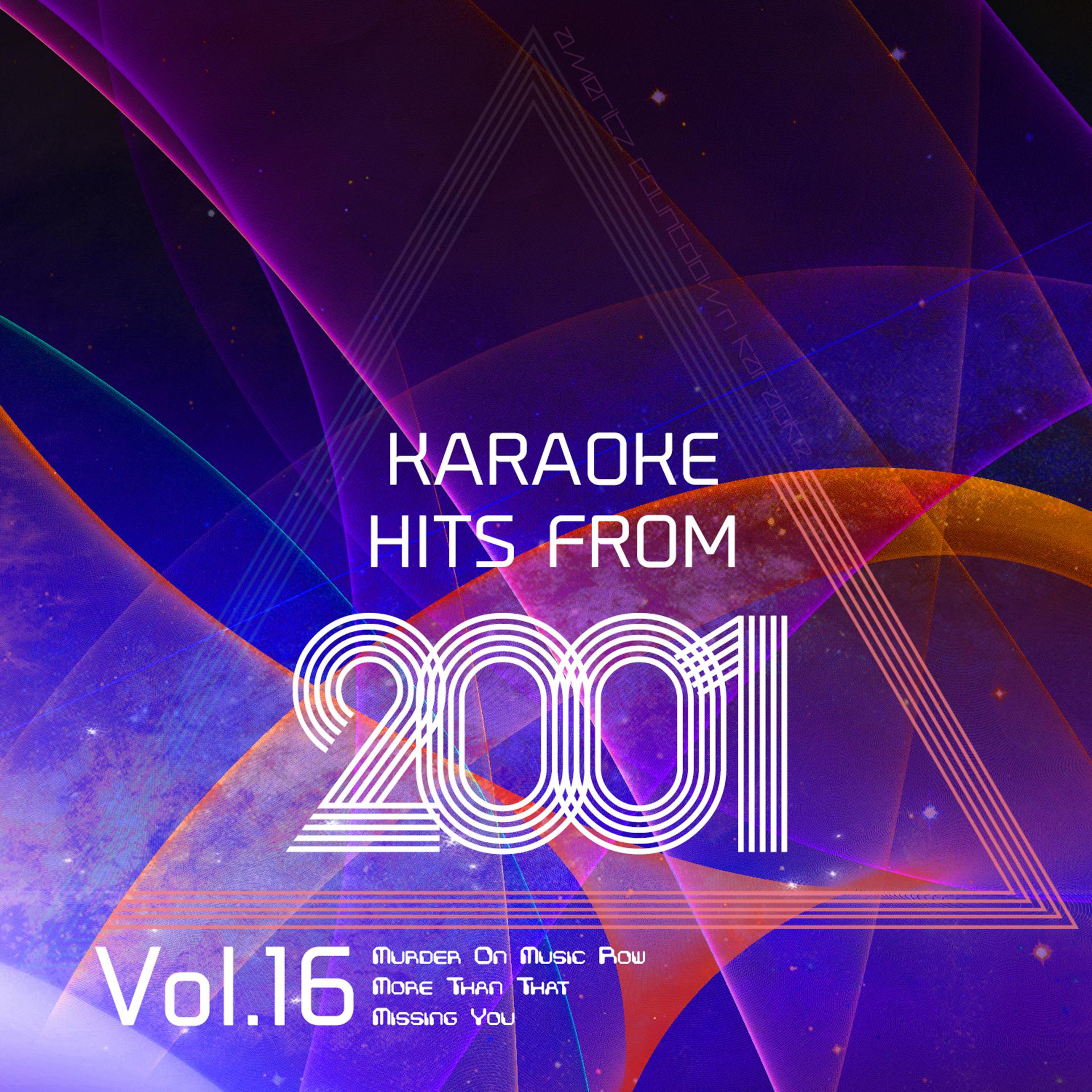 Постер альбома Karaoke Hits from 2001, Vol. 16