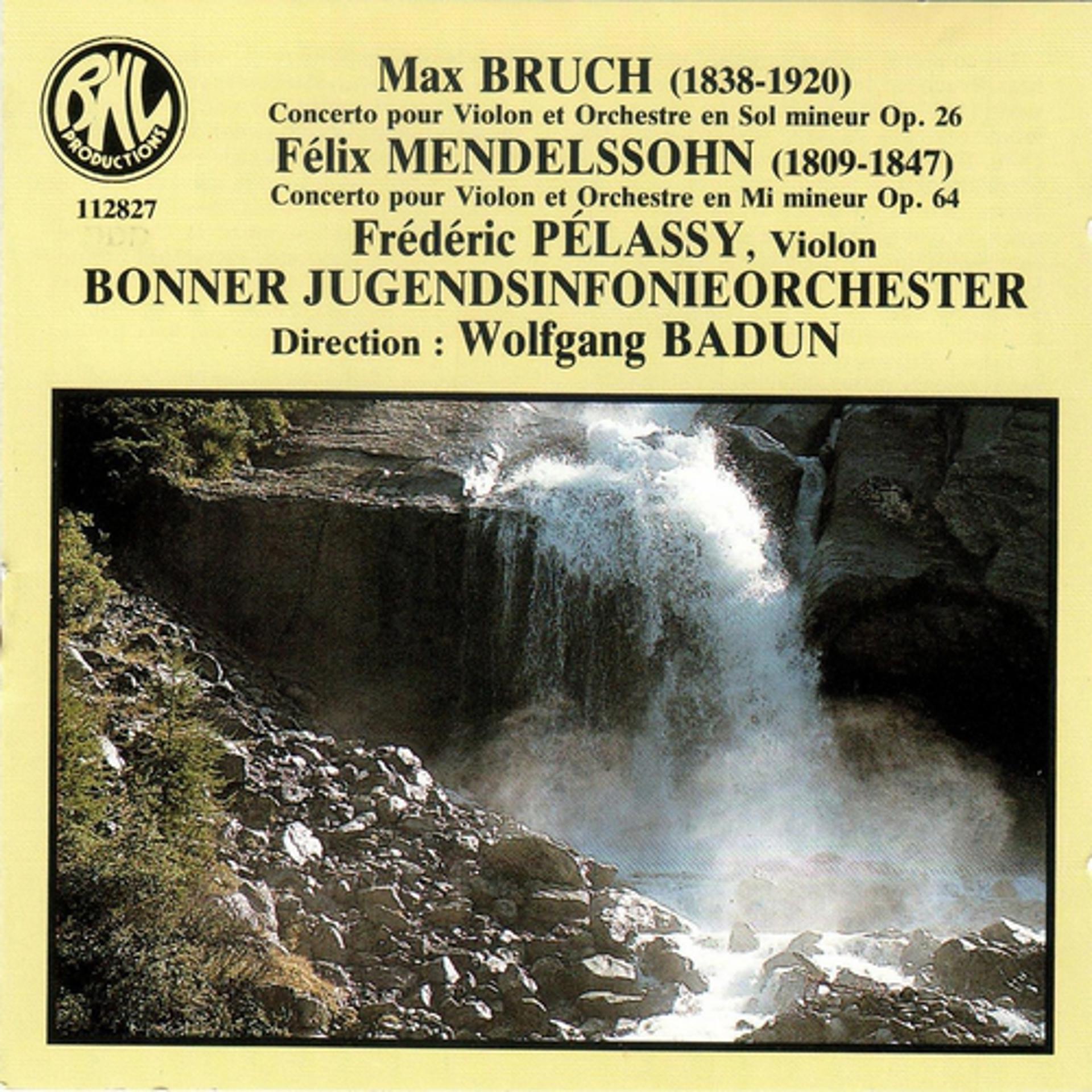 Постер альбома Bruch & Mendelssohn: Concertos pour violon et orchestre