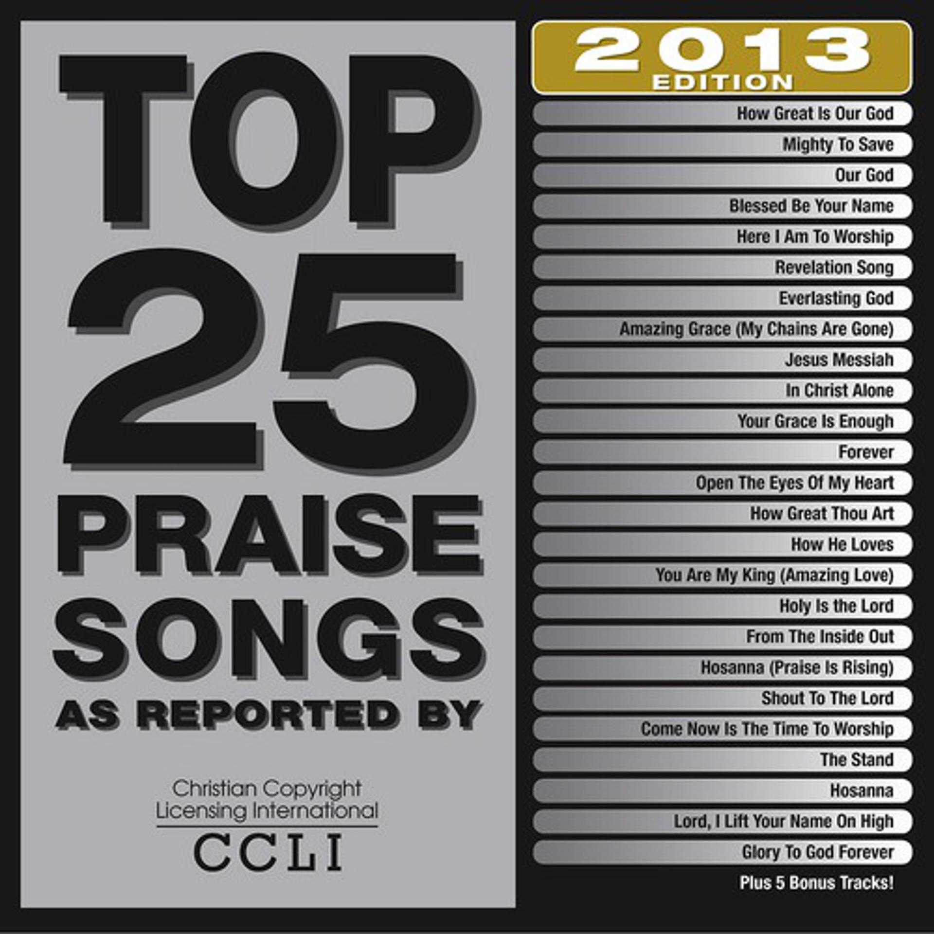 Постер альбома Top 25 Praise Songs 2013 Edition
