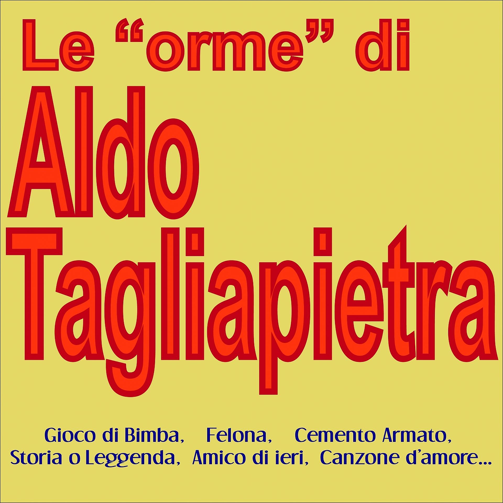 Постер альбома Le "orme" di aldo tagliapietra