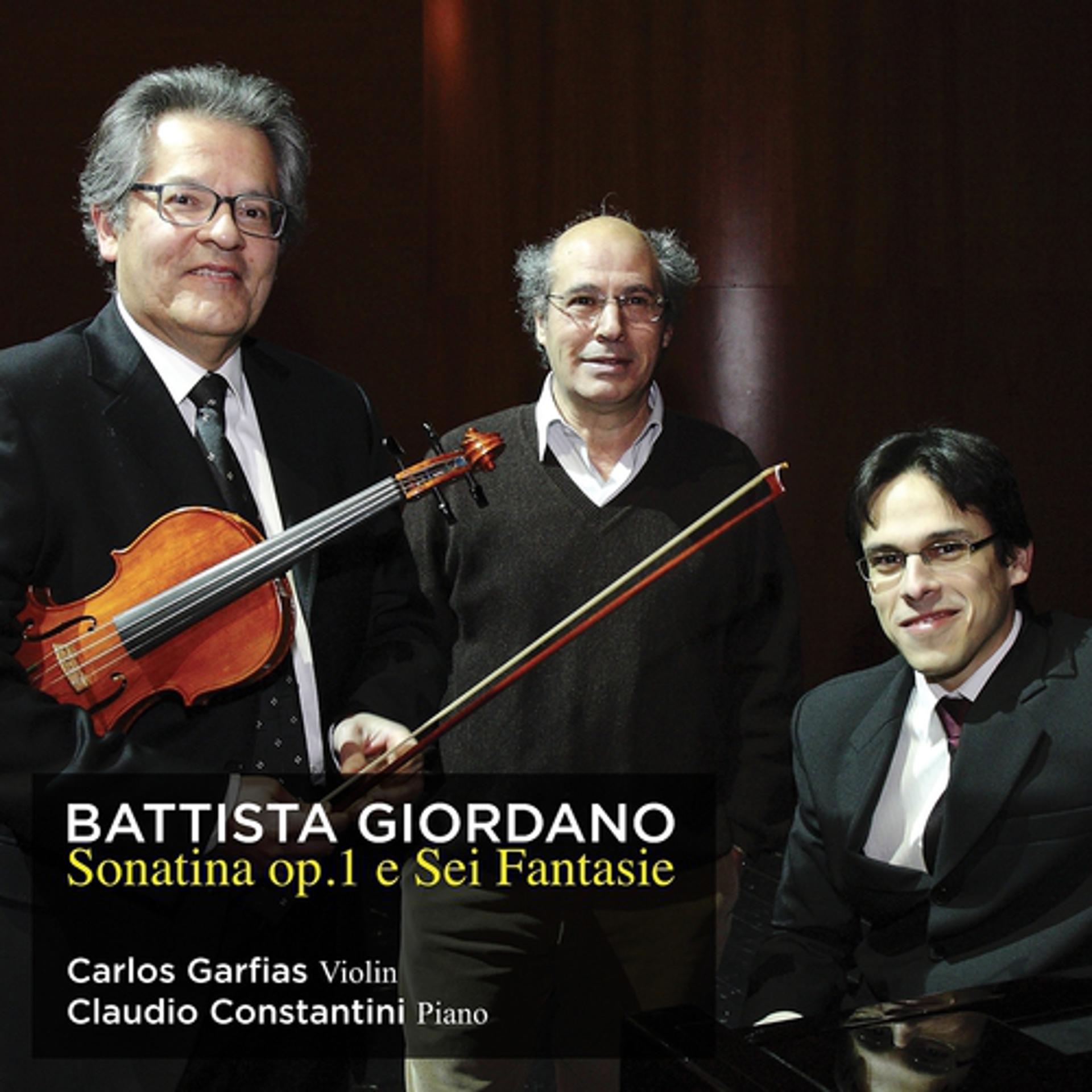 Постер альбома Giordano: Sonatina, Op. 1 & sei fantasie