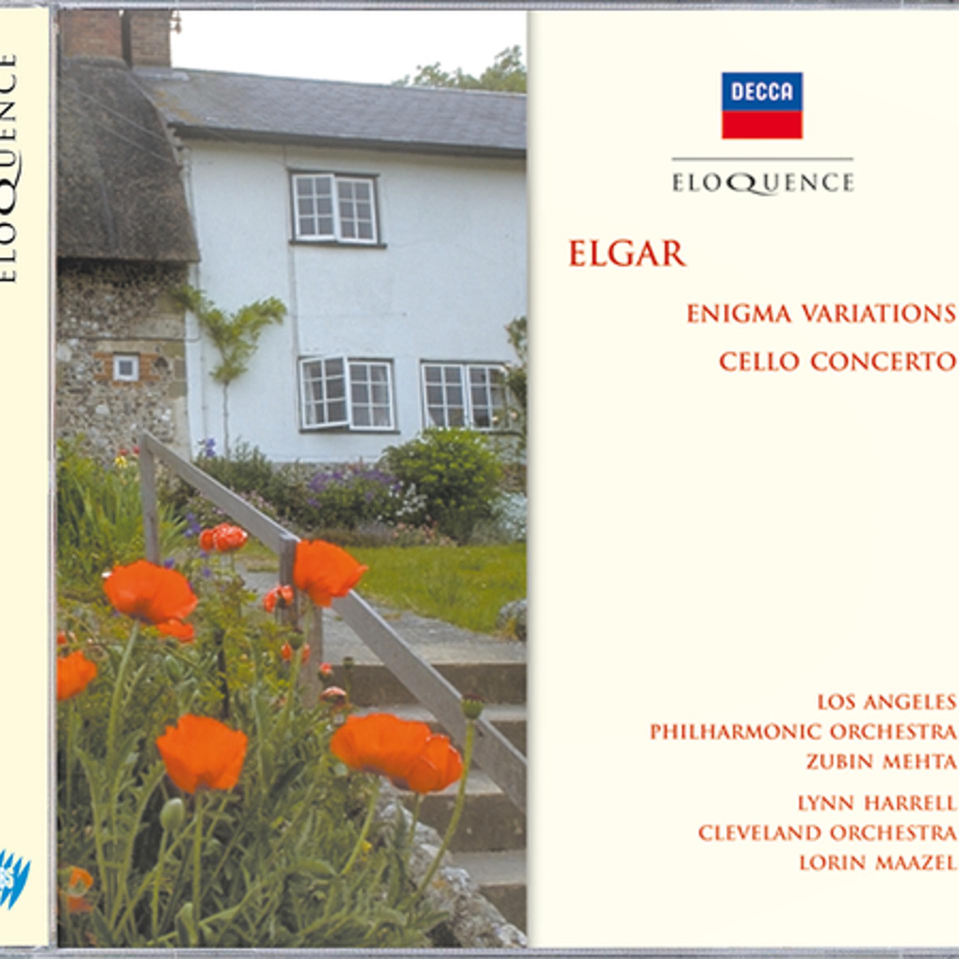 Постер альбома Elgar: Enigma Variations; Cello Concerto
