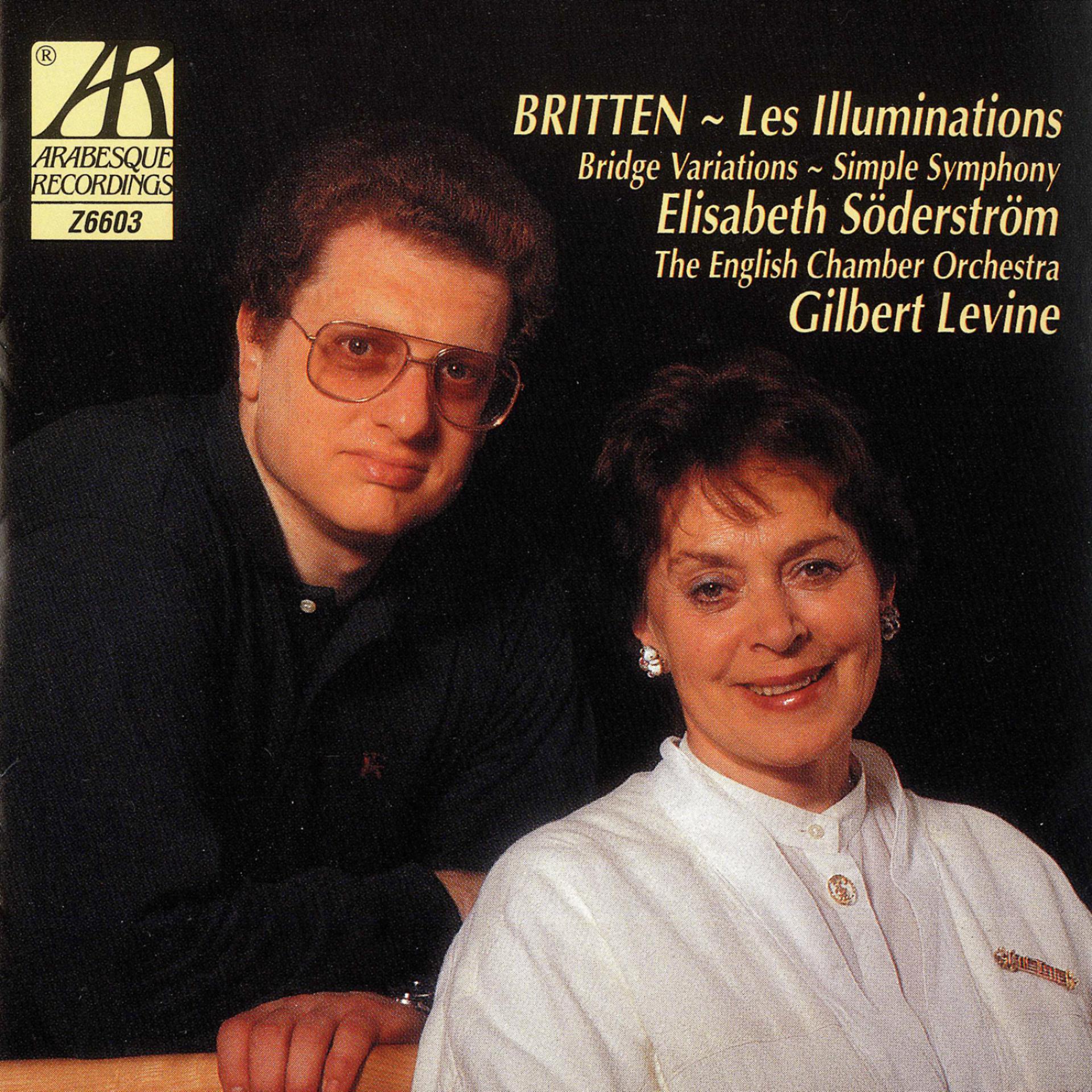 Постер альбома Britten: Les Illuminations, Variations on a Theme of Frank Bridge, Simple Symphony