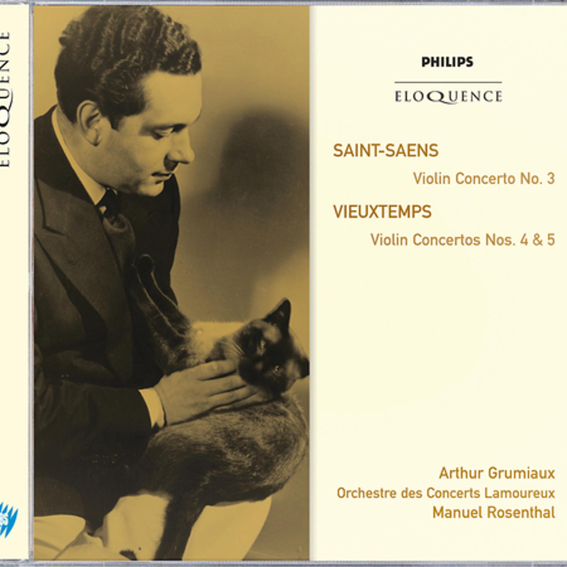 Постер альбома Saint-Saëns: Violin Concerto No.3; Vieuxtemps: Violin Concertos Nos.4 & 5