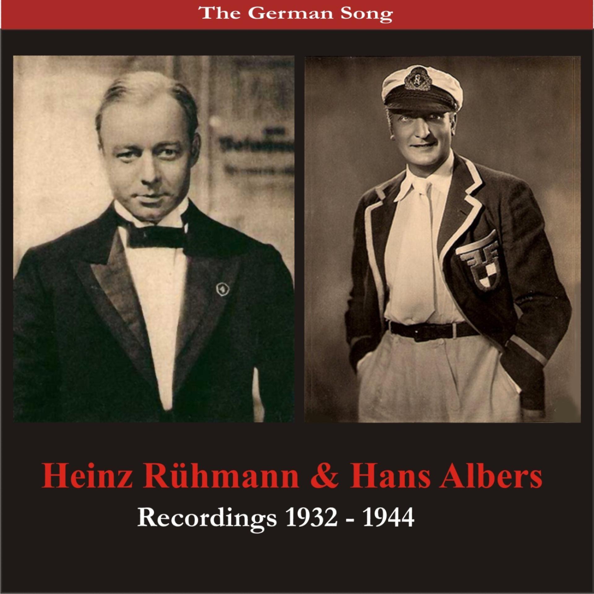 Постер альбома The German Song: Hans Albers & Heinz Rühmann - Recordings 1932- 1944
