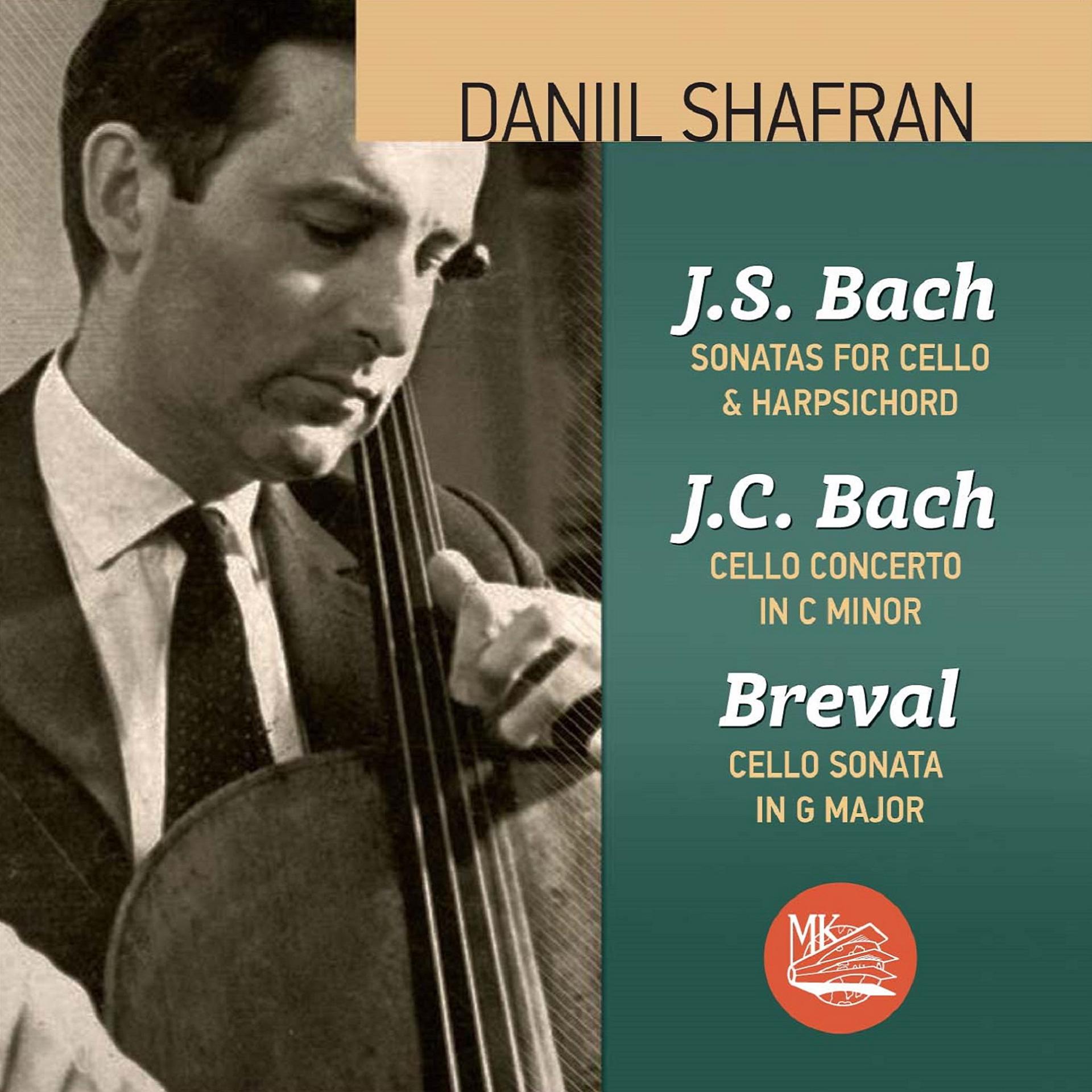 Постер альбома J.S. Bach: Sonatas for Cello & Harpsichord; J. C. Bach; Cello Concerto in C minor; Breval: Cello Sonata in G major
