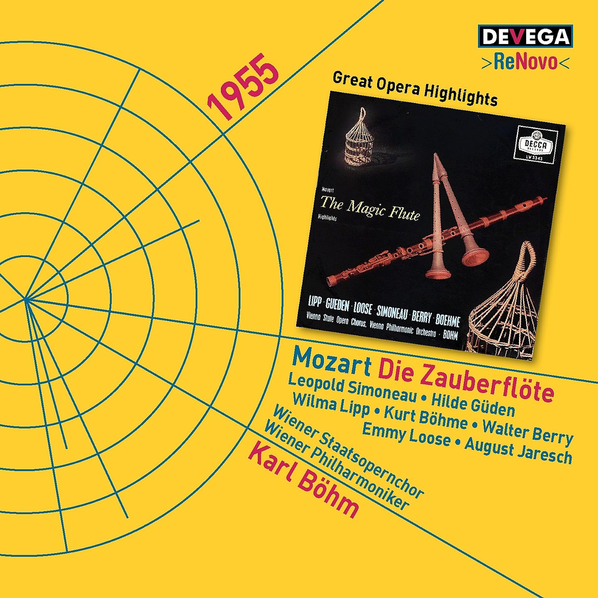 Постер альбома Mozart: Die Zauberflöte (Highlights)