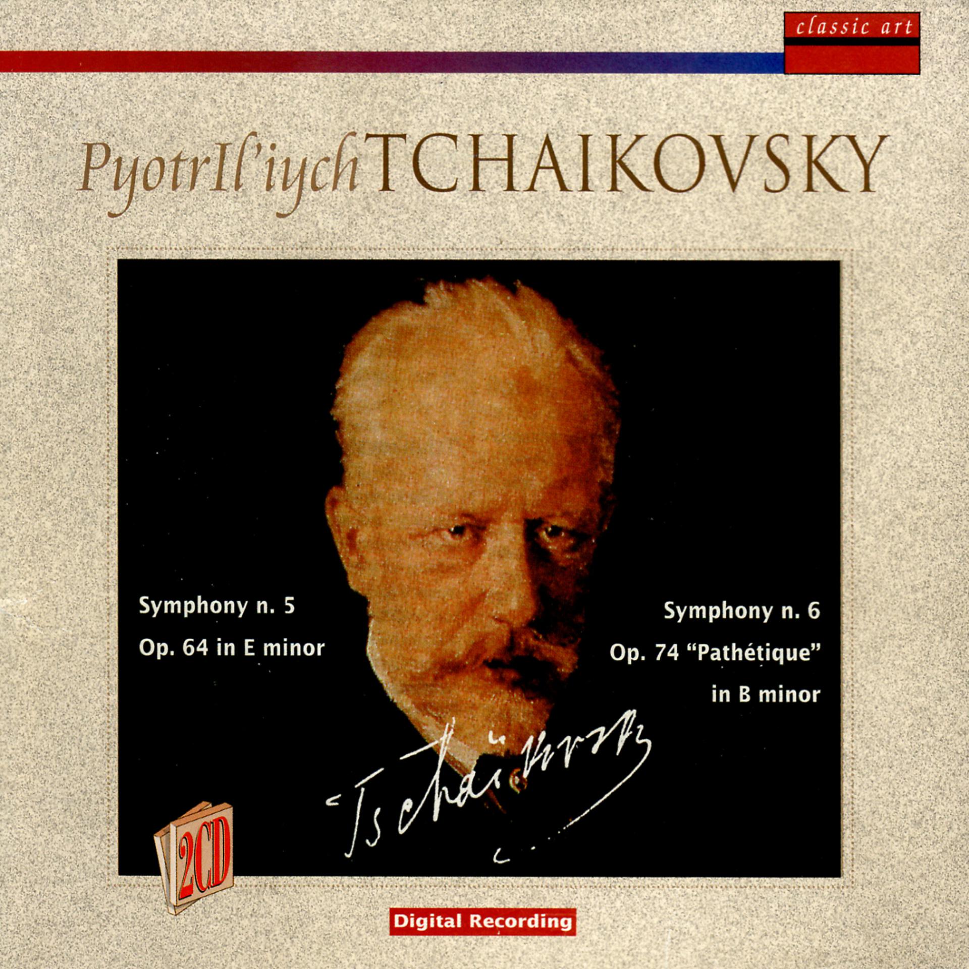 Постер альбома Tchaikovsky: Symphonies N. 5 Op. 64 in E minor & N. 6 Op. 74 "Pathétique" in B minor