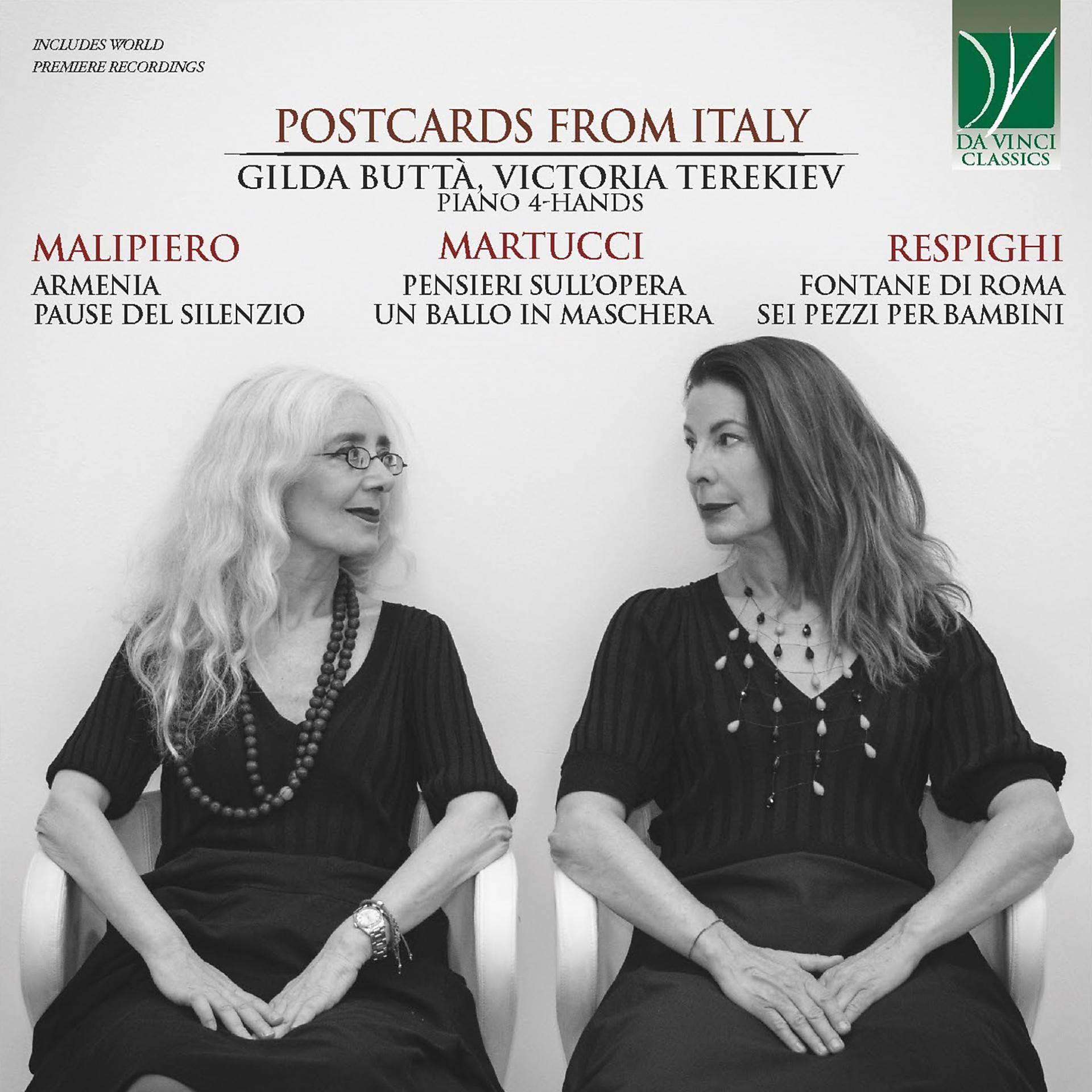 Постер альбома Martucci, Respighi, Malipiero: Postcards from Italy