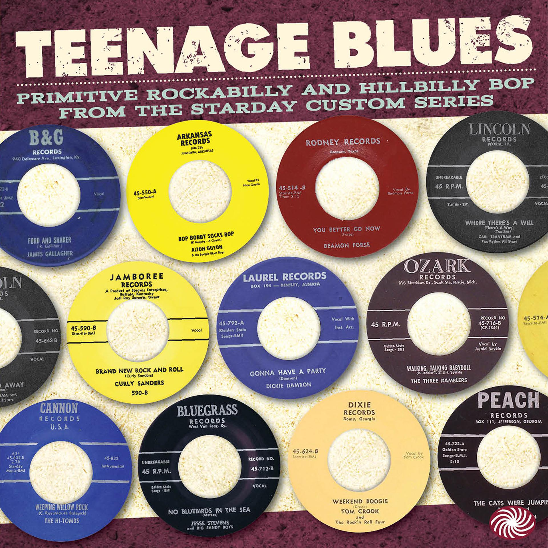 Постер альбома Teenage Blues: Primitive Rockabilly and Hillbilly Bop from the Starday Custom Series