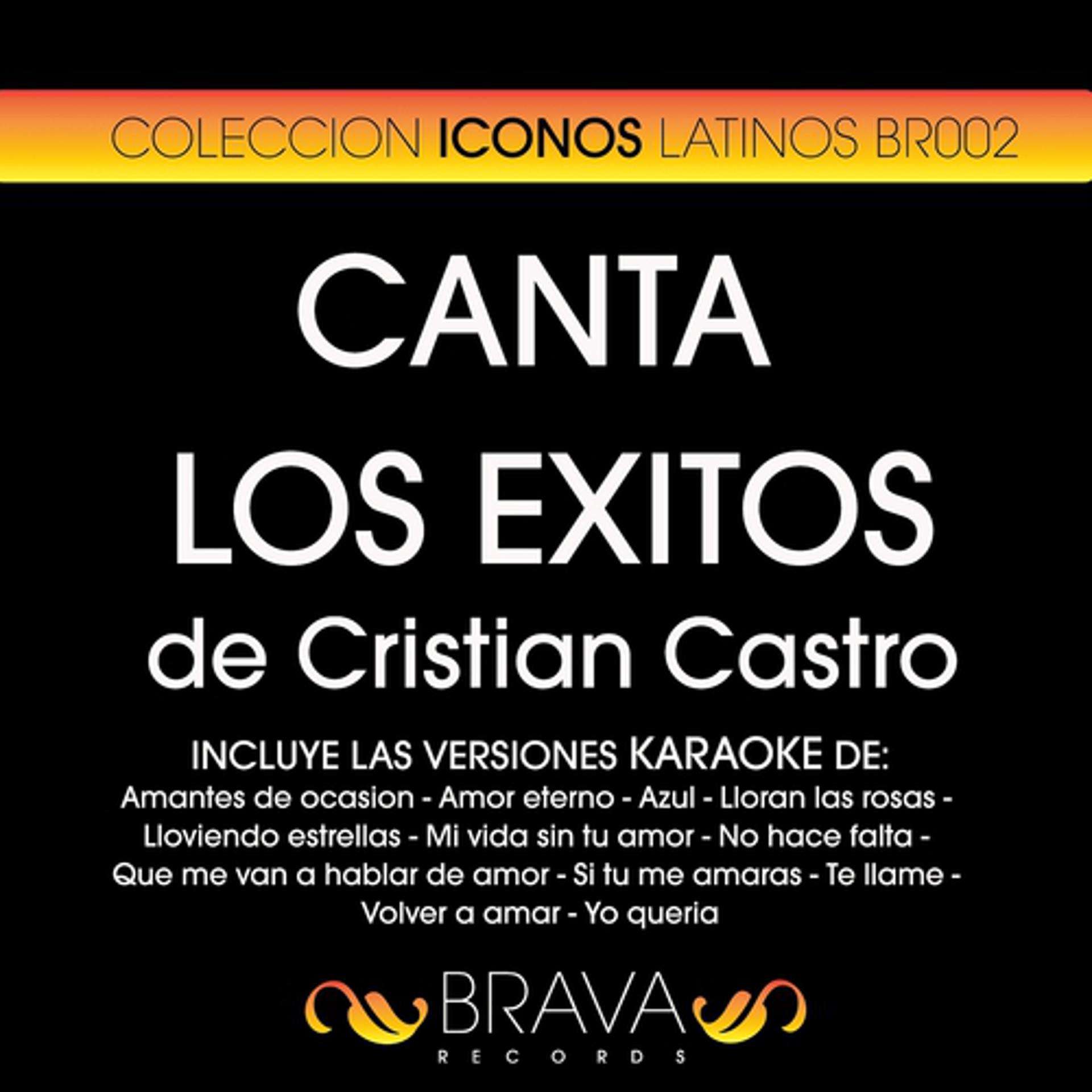 Постер альбома Canta los Exitos de Cristian Castro