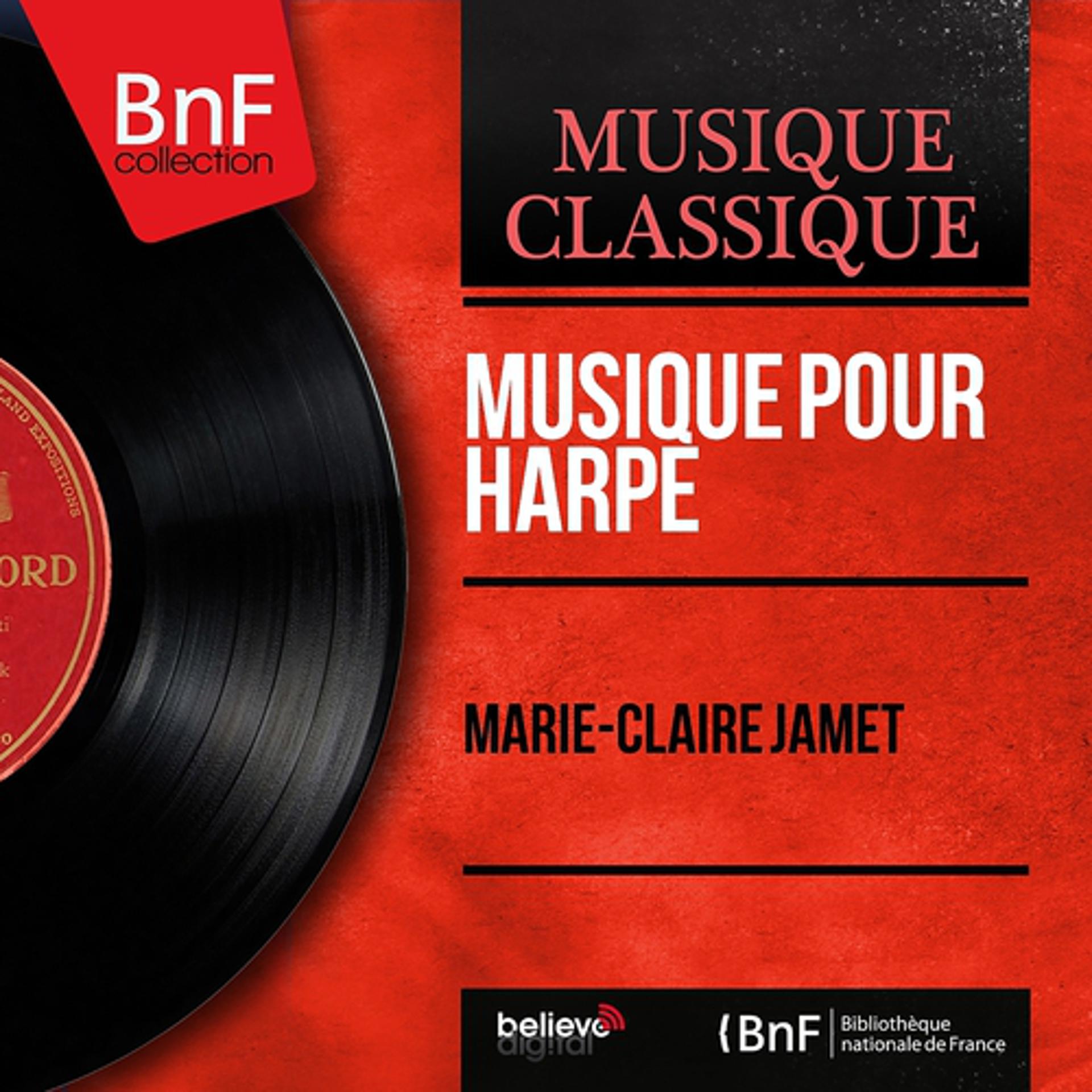 Постер альбома Musique pour harpe (Mono Version)