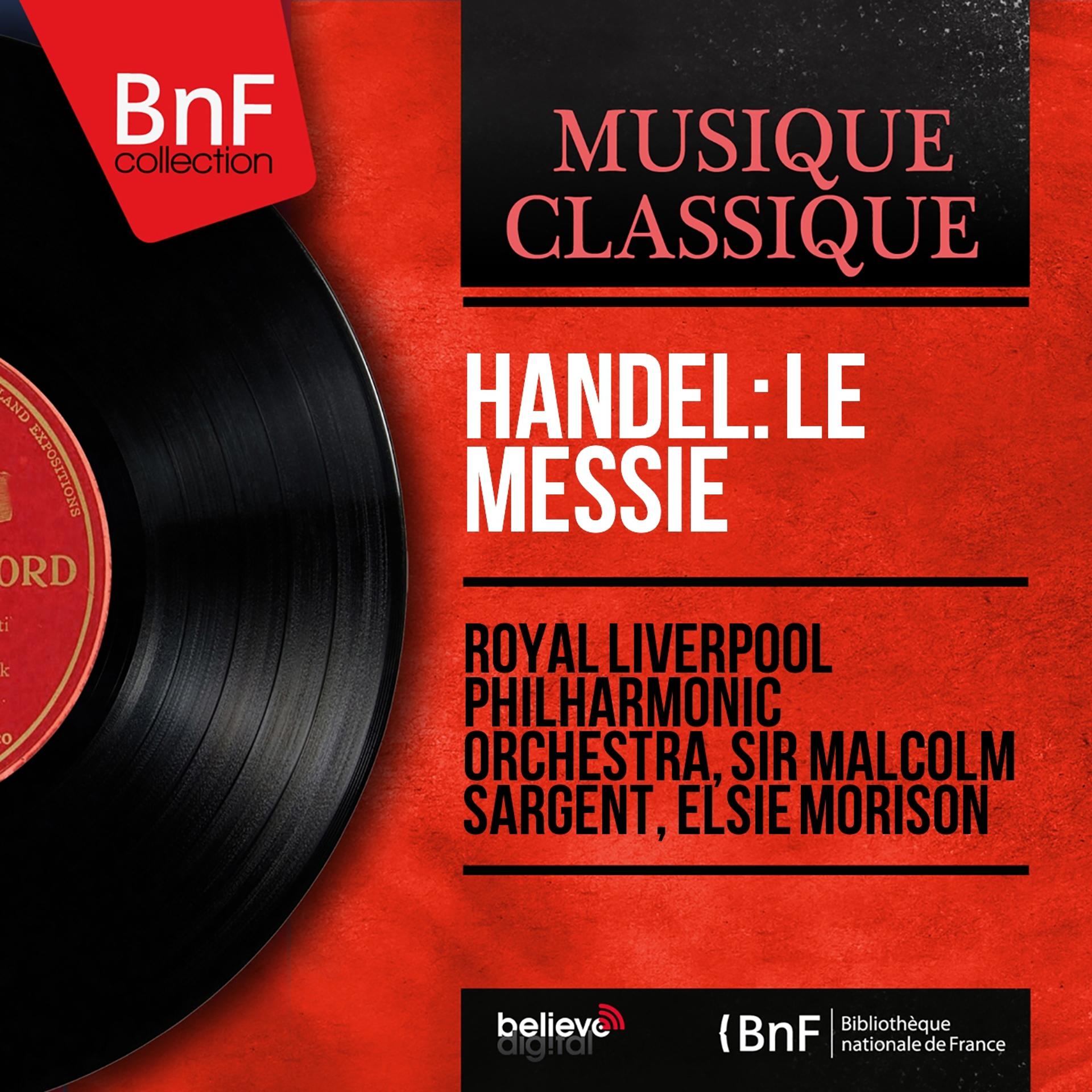 Постер альбома Handel: Le Messie (Stereo Version)