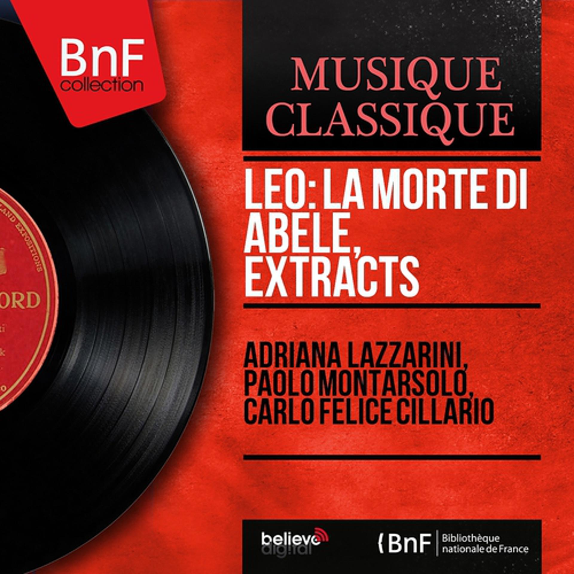 Постер альбома Leo: La morte di Abele, Extracts (Stereo Version)