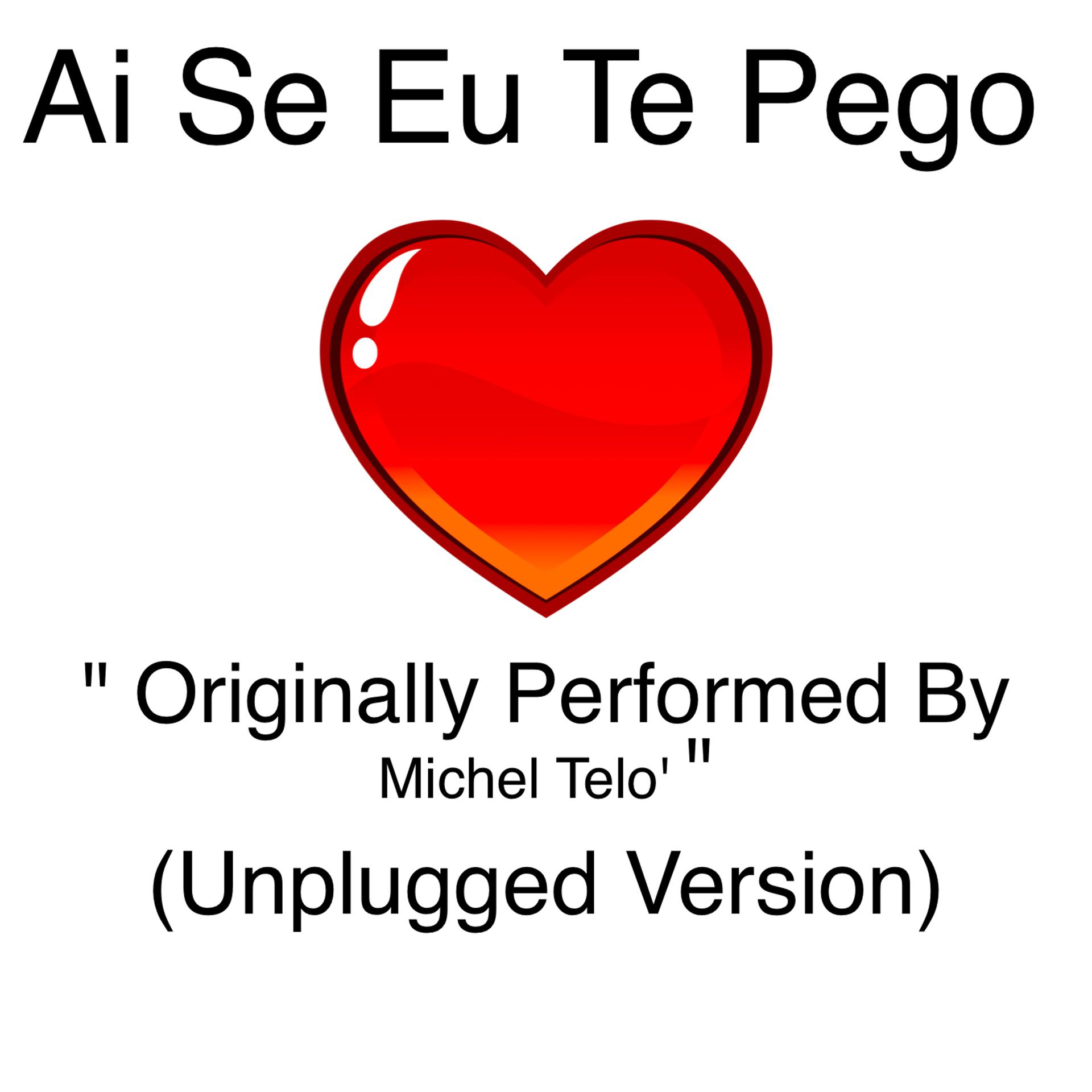 Постер альбома Ai Se Eu Te Pego "Originally Performed By Michel Telo' " (Unplugged Version) - Single