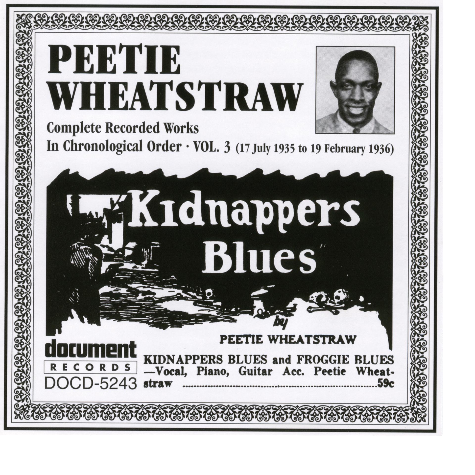 Постер альбома Peetie Wheatstraw Vol. 3 1935-1936