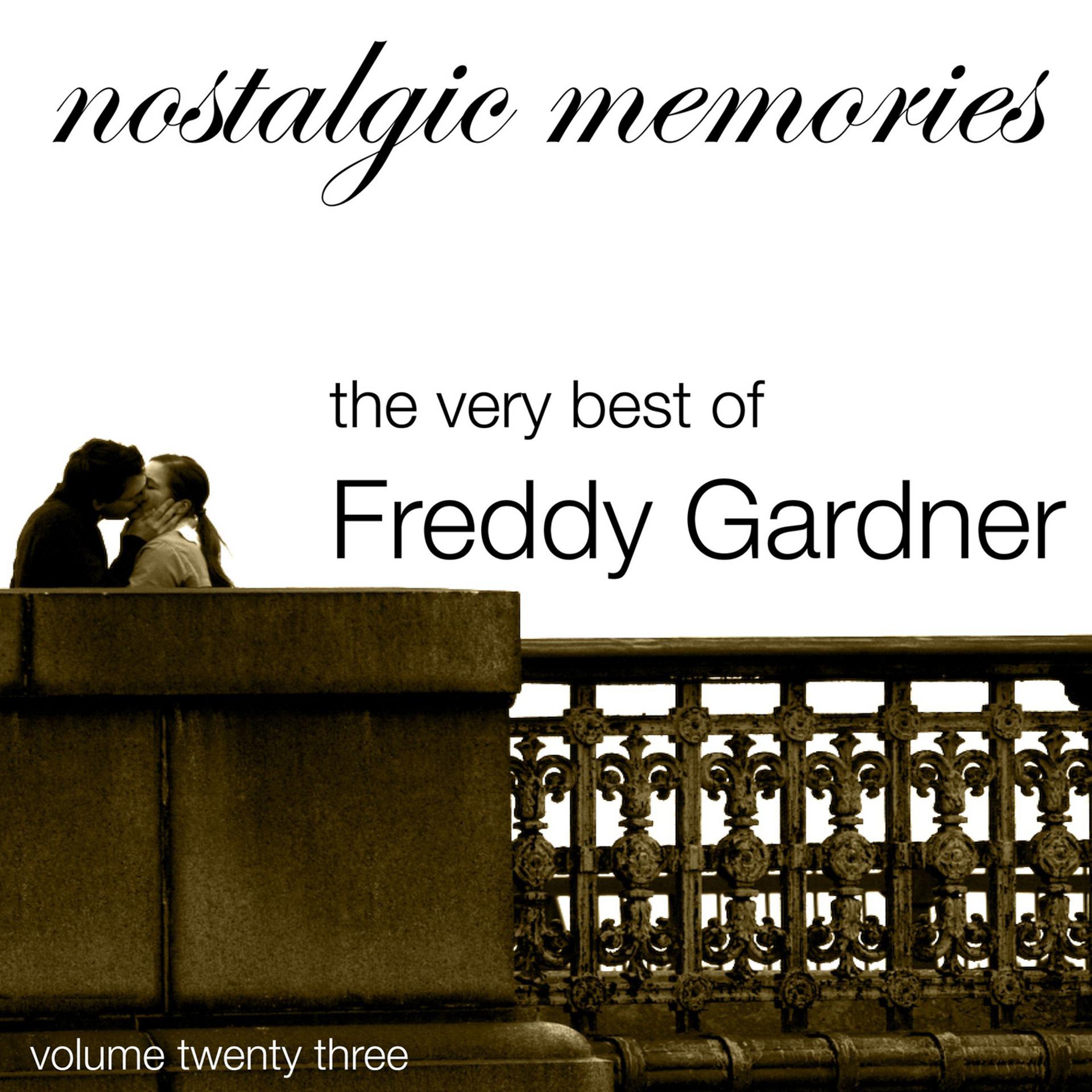 Постер альбома Nostalgic Memories-The Very Best of Freddy Gardner-Vol. 23