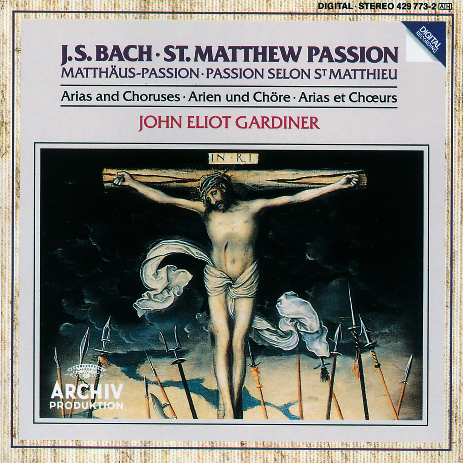 Постер альбома Bach, J.S.: St. Matthew Passion - Arias & Choruses