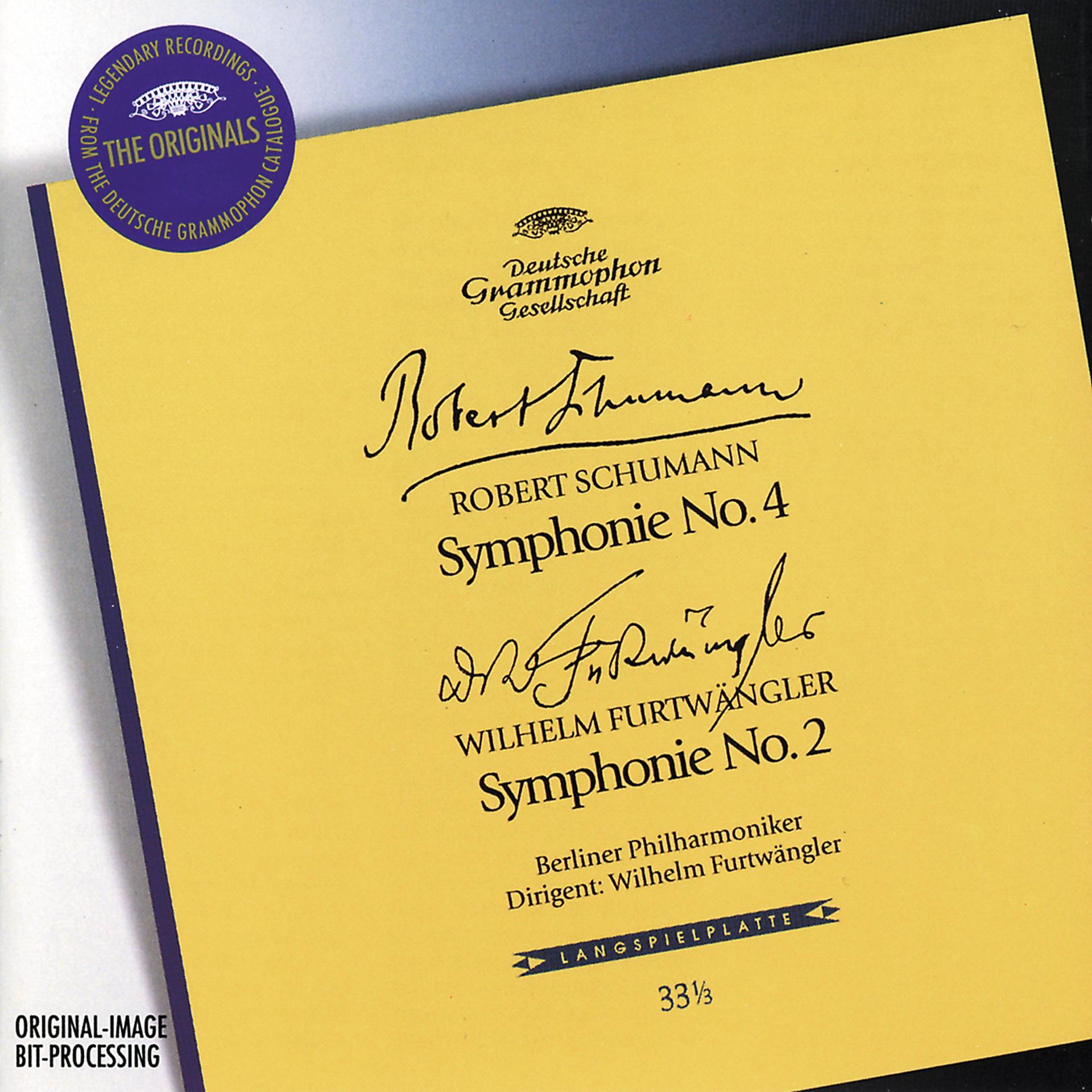 Постер альбома Schumann: Symphony No.4 / Furtwängler: Symphony No.2