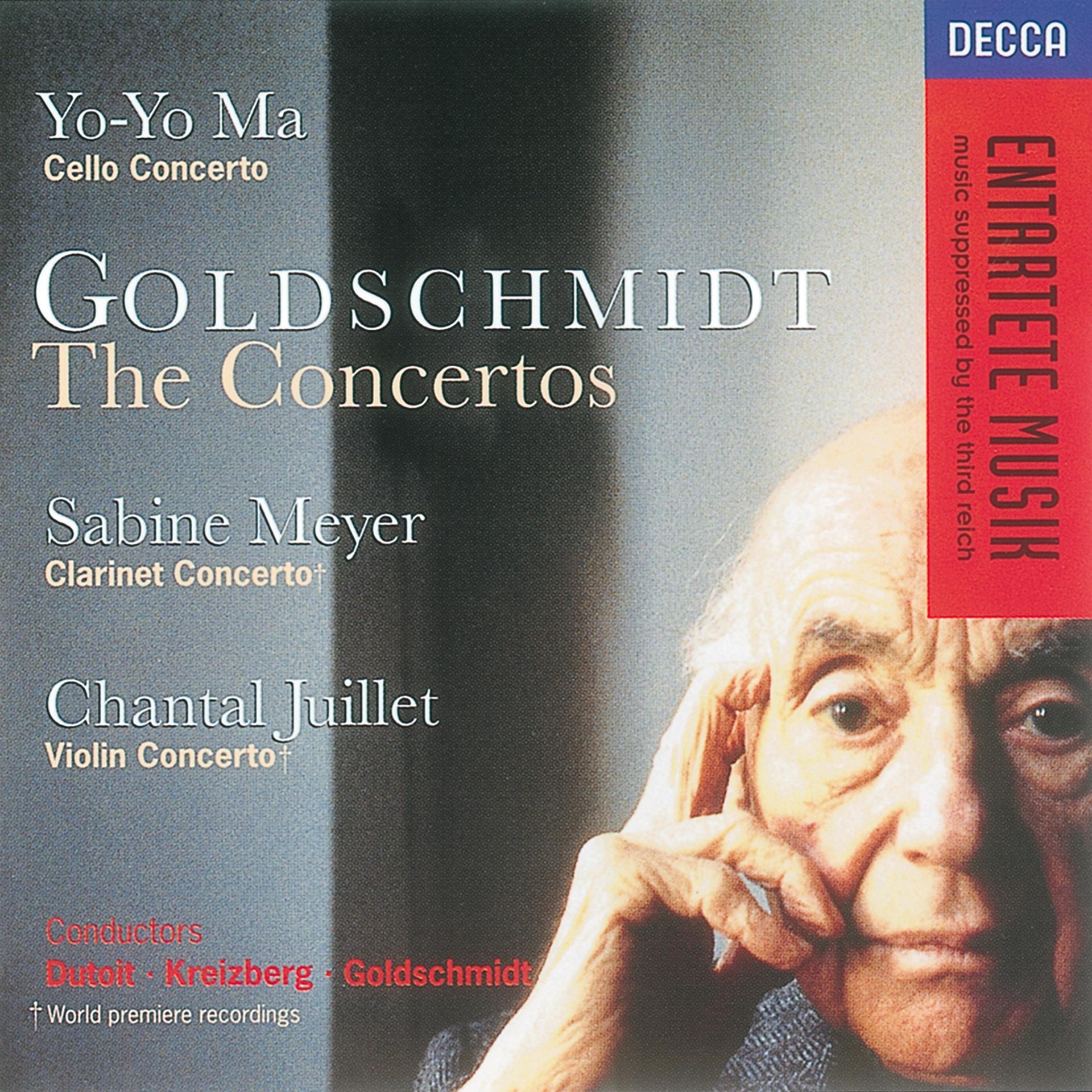 Постер альбома Goldschmidt: Cello Concerto/Clarinet Concerto/Violin Concerto