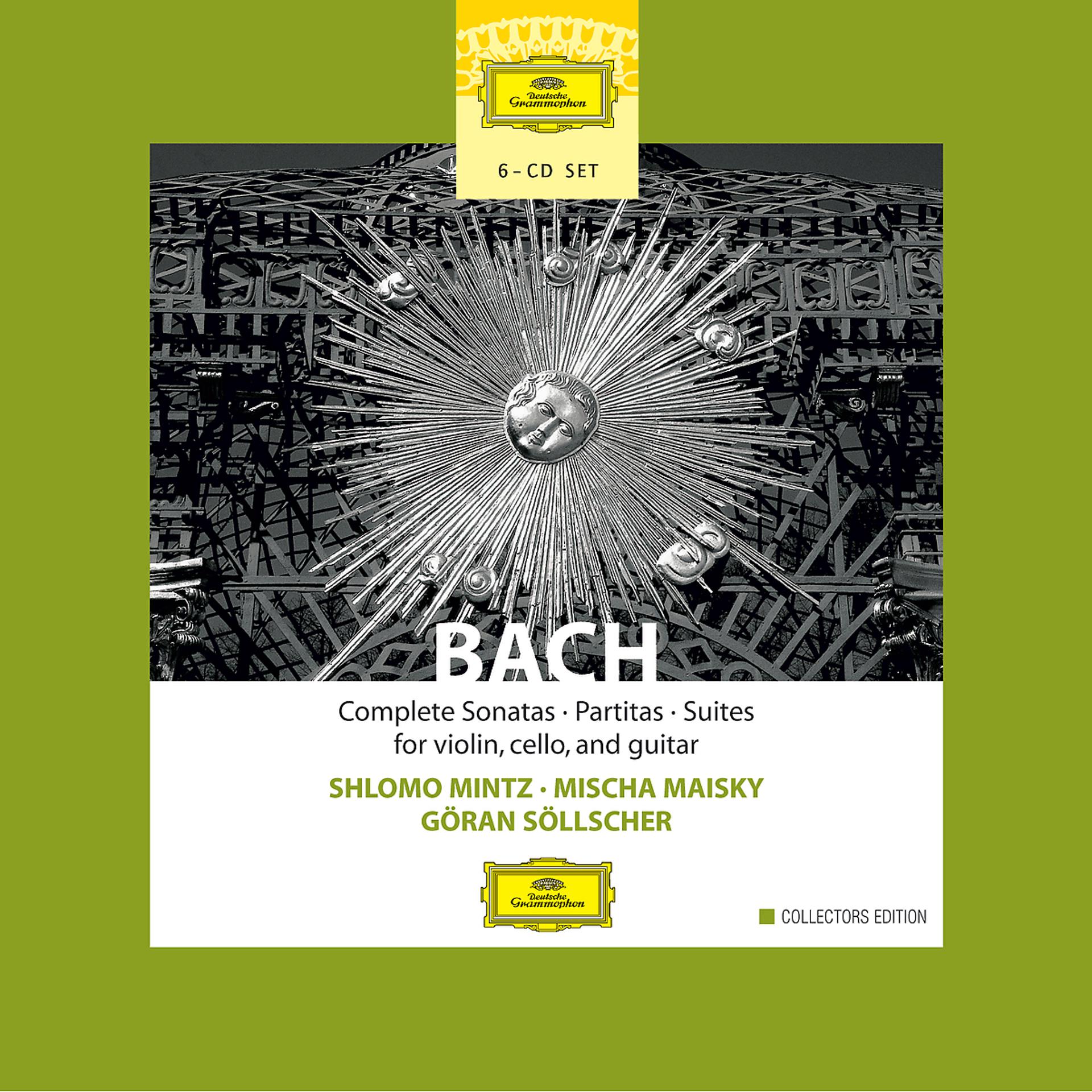Постер альбома Bach: Complete Sonatas, Partitas & Suties for Violin, Cello & Guitar