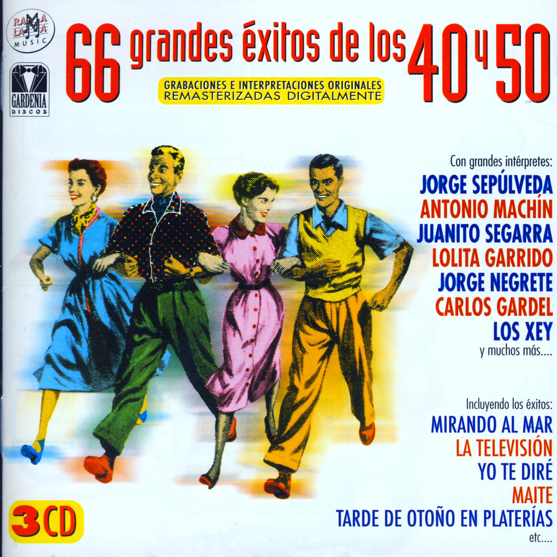 Постер альбома 66 Grandes Éxitos De Los 40 y 50