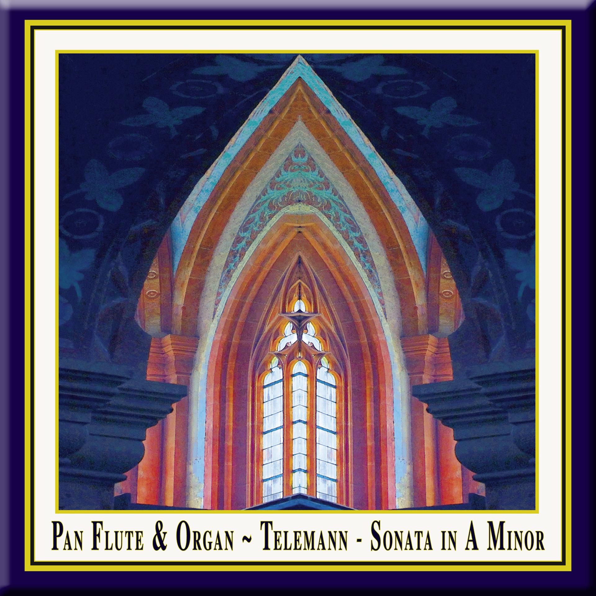 Постер альбома Pan Flute & Organ - Telemann: Sonata in A Minor (Originally composed for Oboe & Basso Continuo)